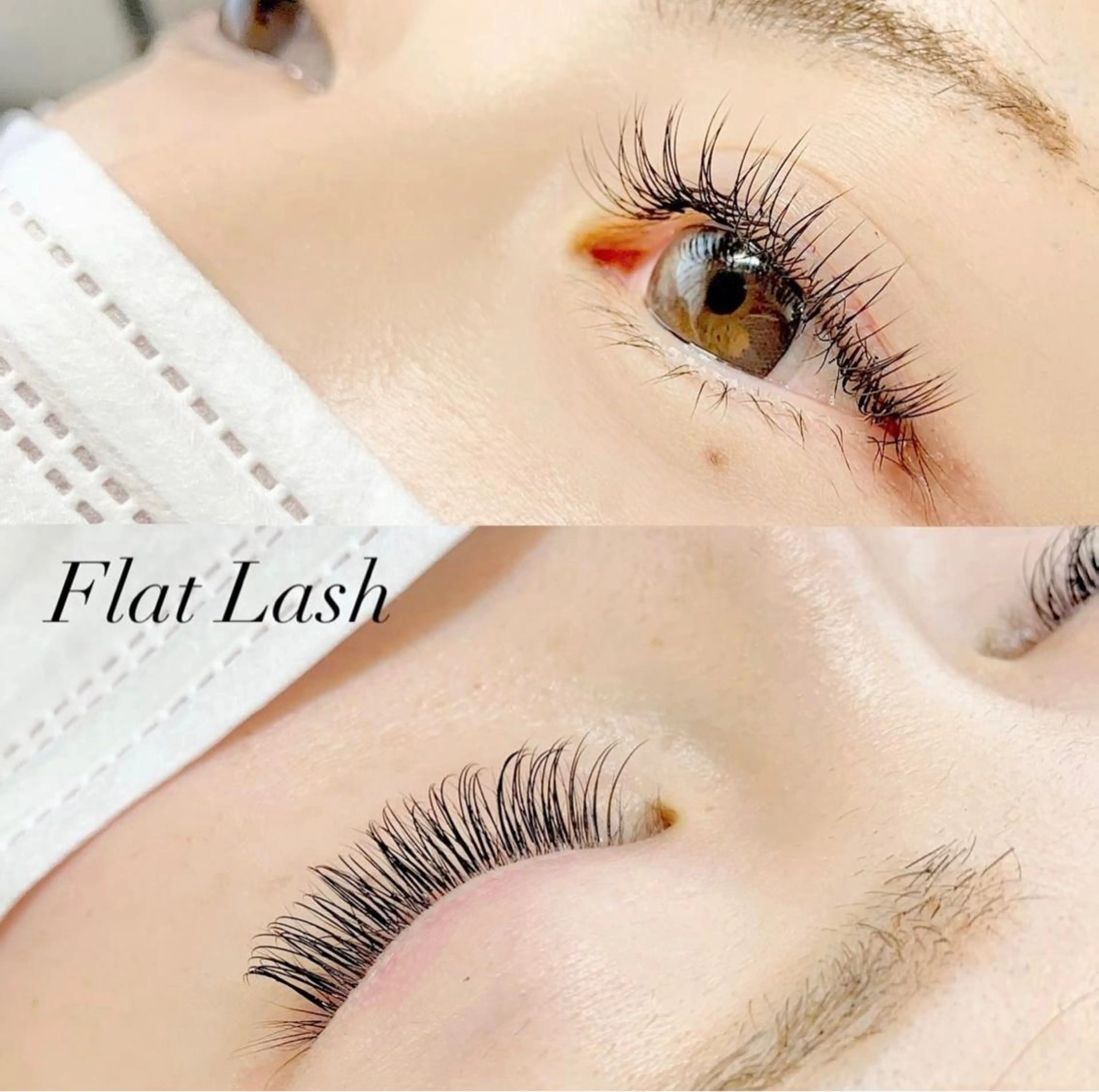 マツエク・マツパ フラットラッシュ me:me CHIHIROのマツエク・マツパデザイン