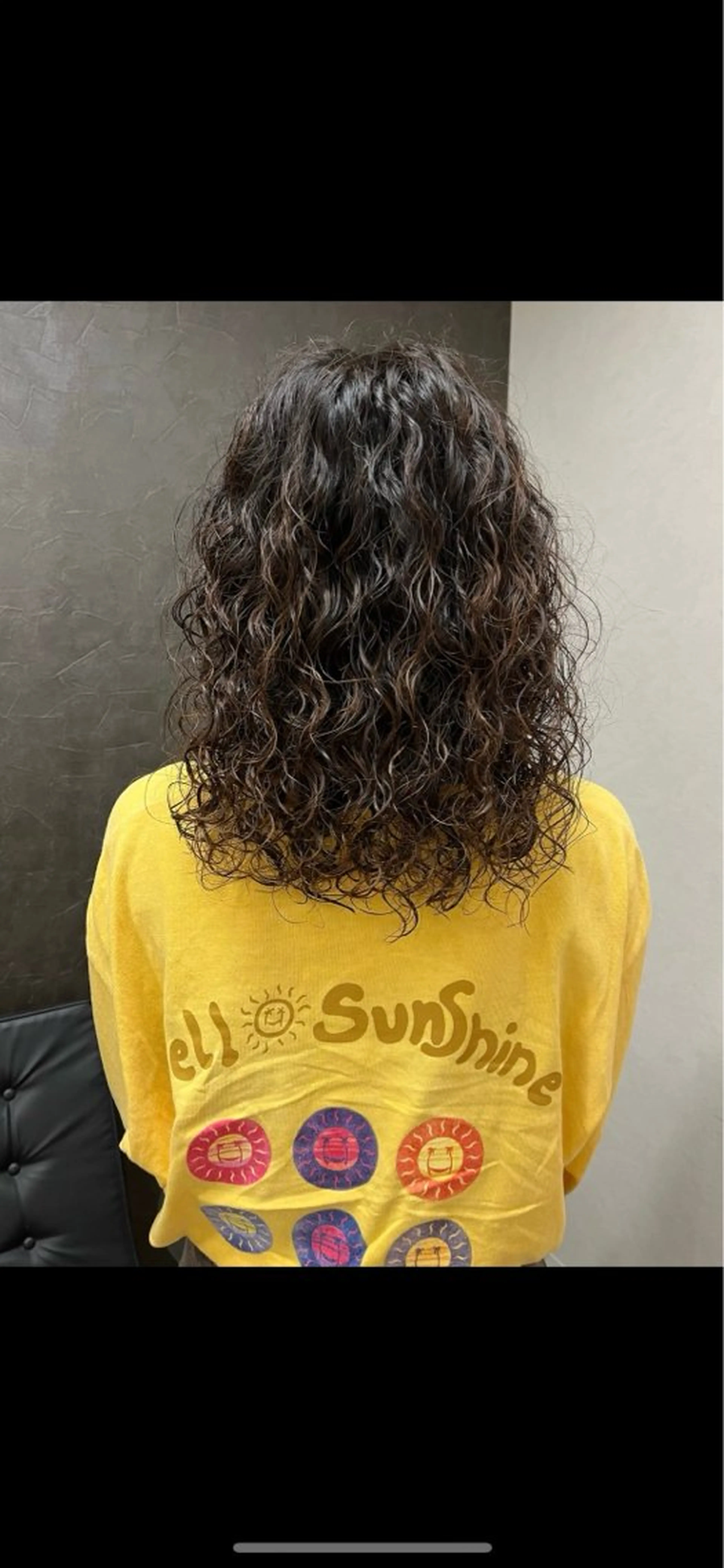 セミロング パーマ カット パーマ トリートメント nono/パーマ /顔まわりカット🐈のヘアスタイル