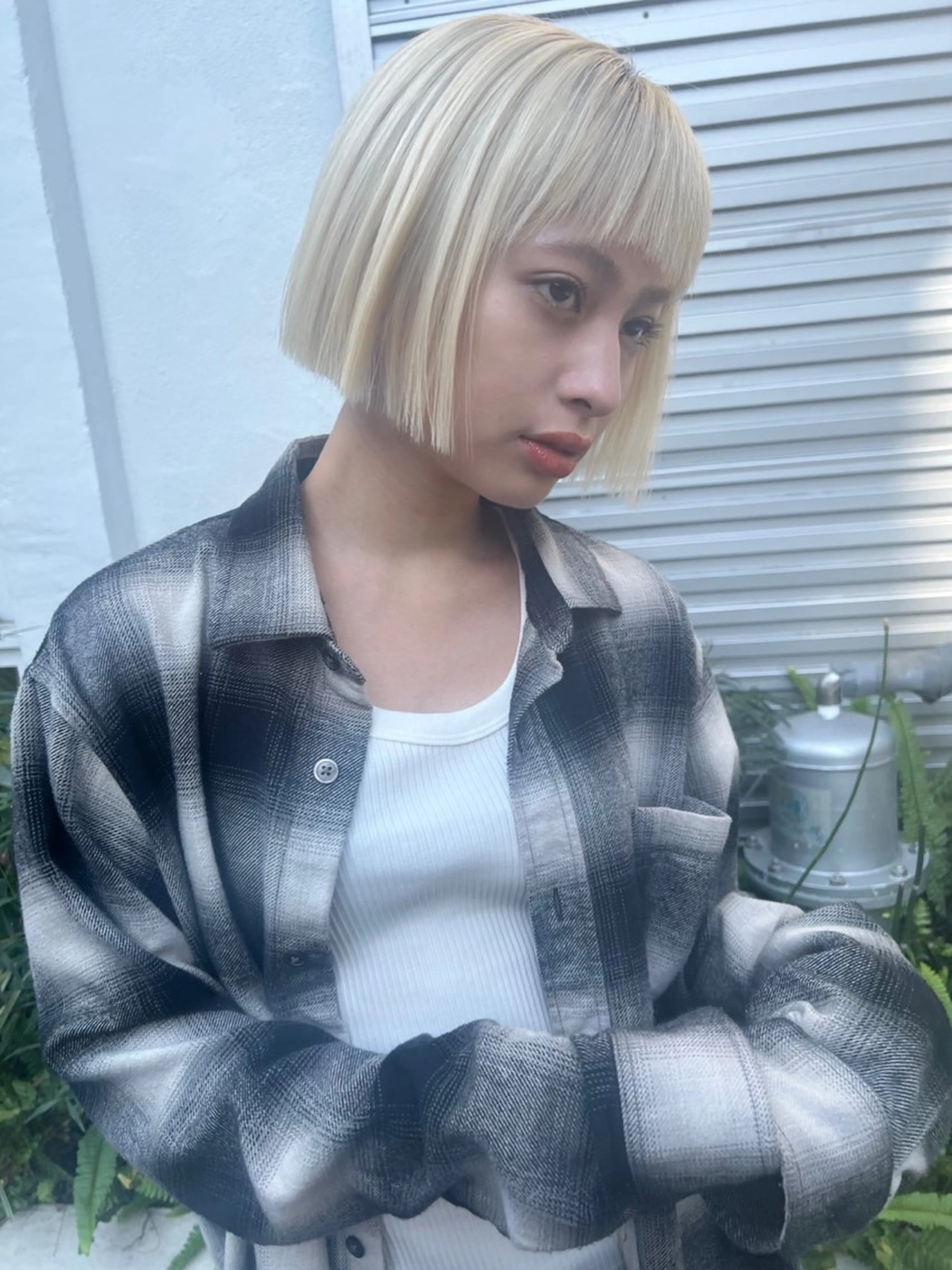 ショート HOODS hair salon所属・透明感カラー🌿ボブ ✨飛田　ケイのヘアスタイル