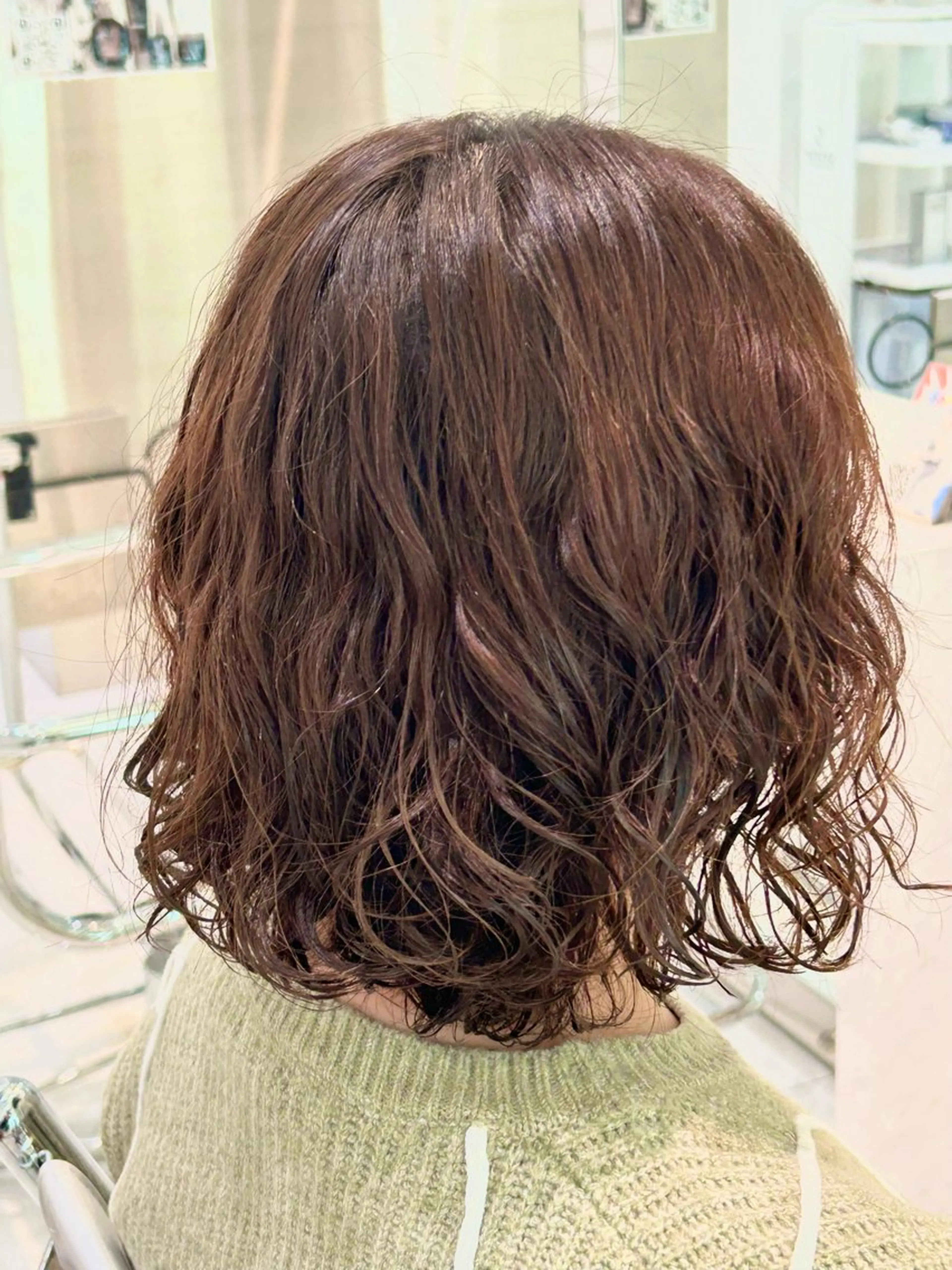 ミディアム パーマ スパイキーショート／ パーマ平松秀門のヘアスタイル