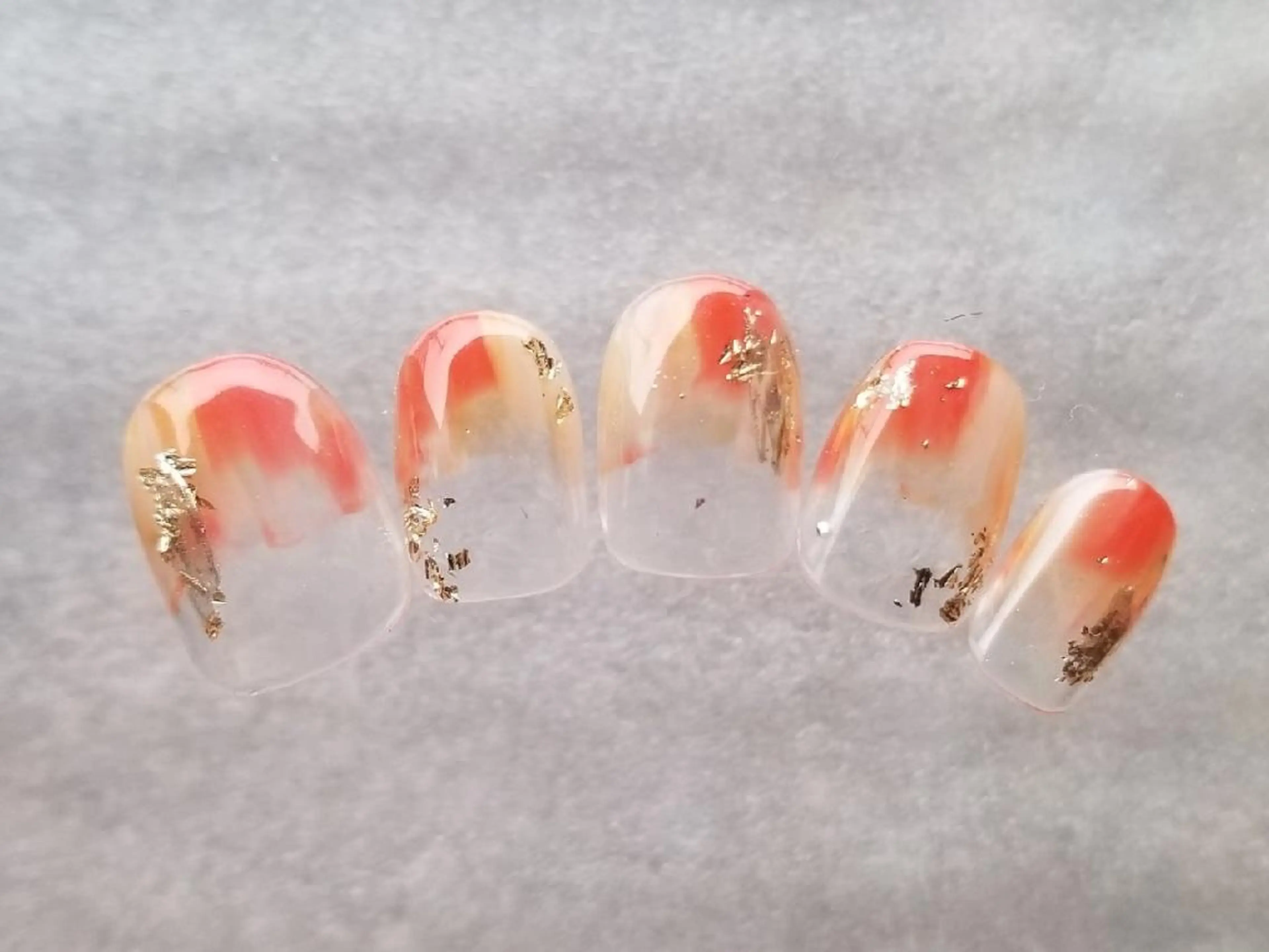 ショート ネイル クリアネイル ピンク シンプルネイル 春ネイル 吉祥寺🌟 ネイルフロンティアのネイルデザイン