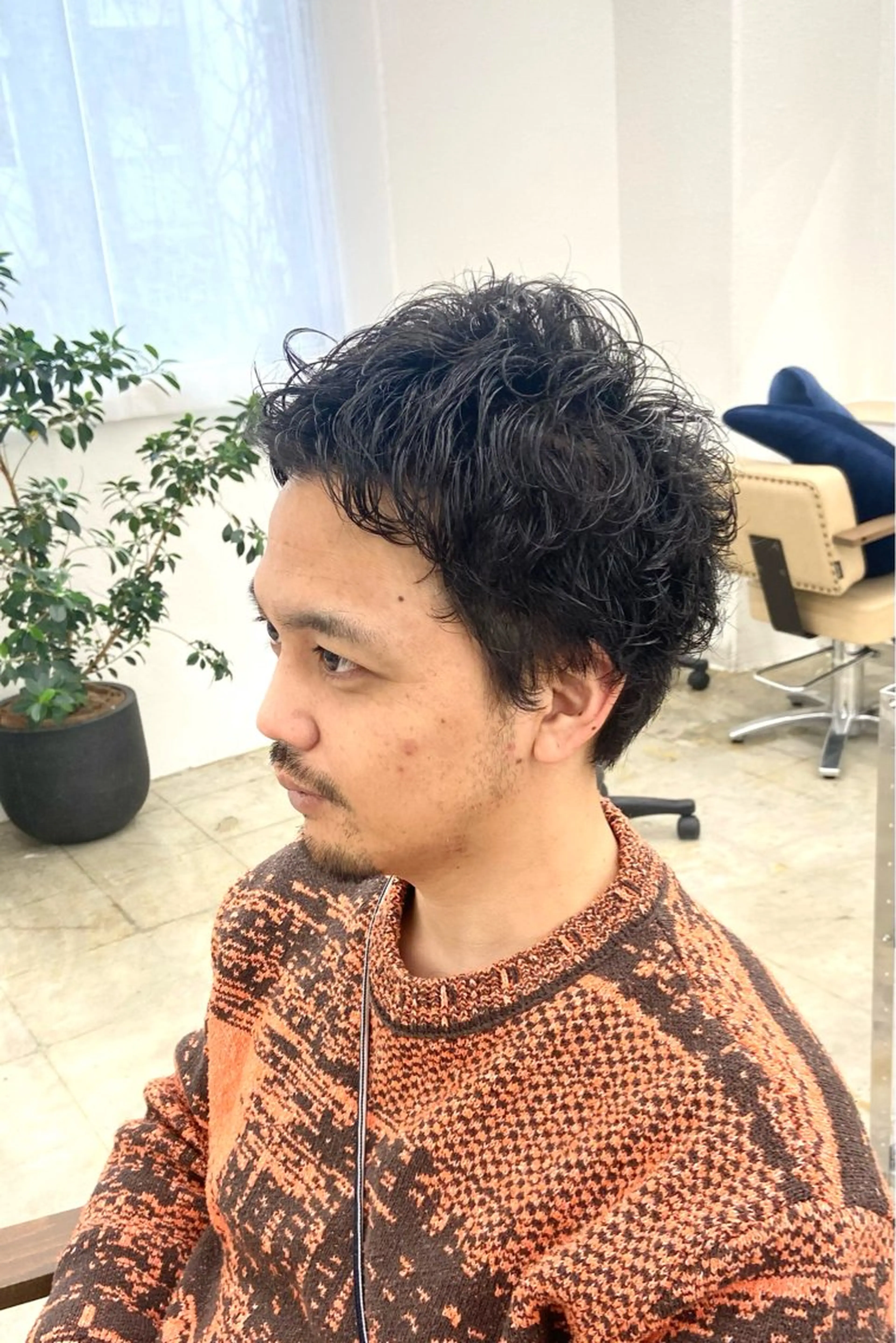 ショート パーマ メンズ カット パーマ BOB🌟ハイトーン /ブリーチ/TAKUのヘアスタイル