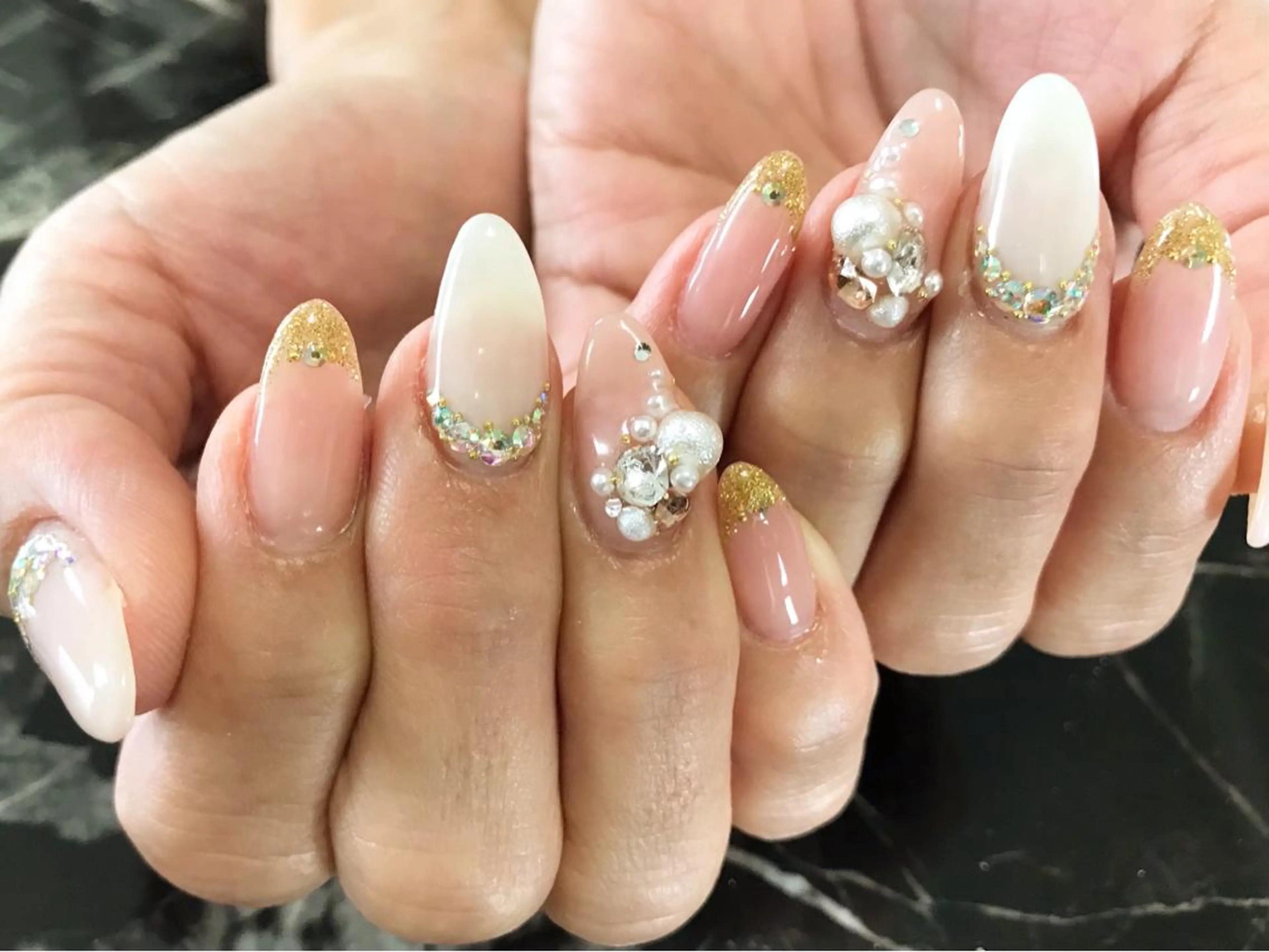 ネイル フットネイル ニュアンスネイル ピンク シンプルネイル 春ネイル ネイル フフラ所属・nail fufla ♡yamane♡のネイルデザイン