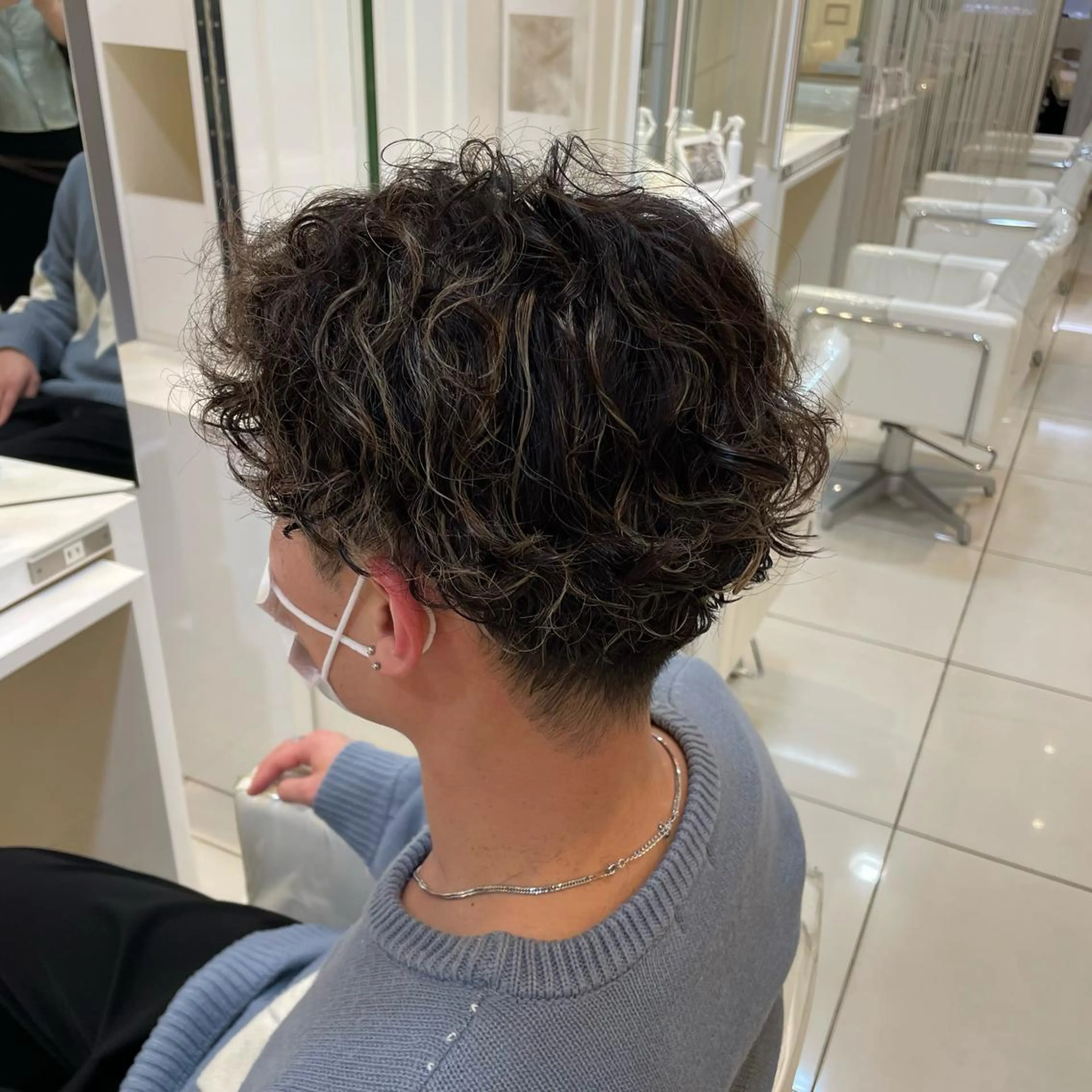 パーマ メンズ メンズパーマ BiBi  藪 菜月のヘアスタイル