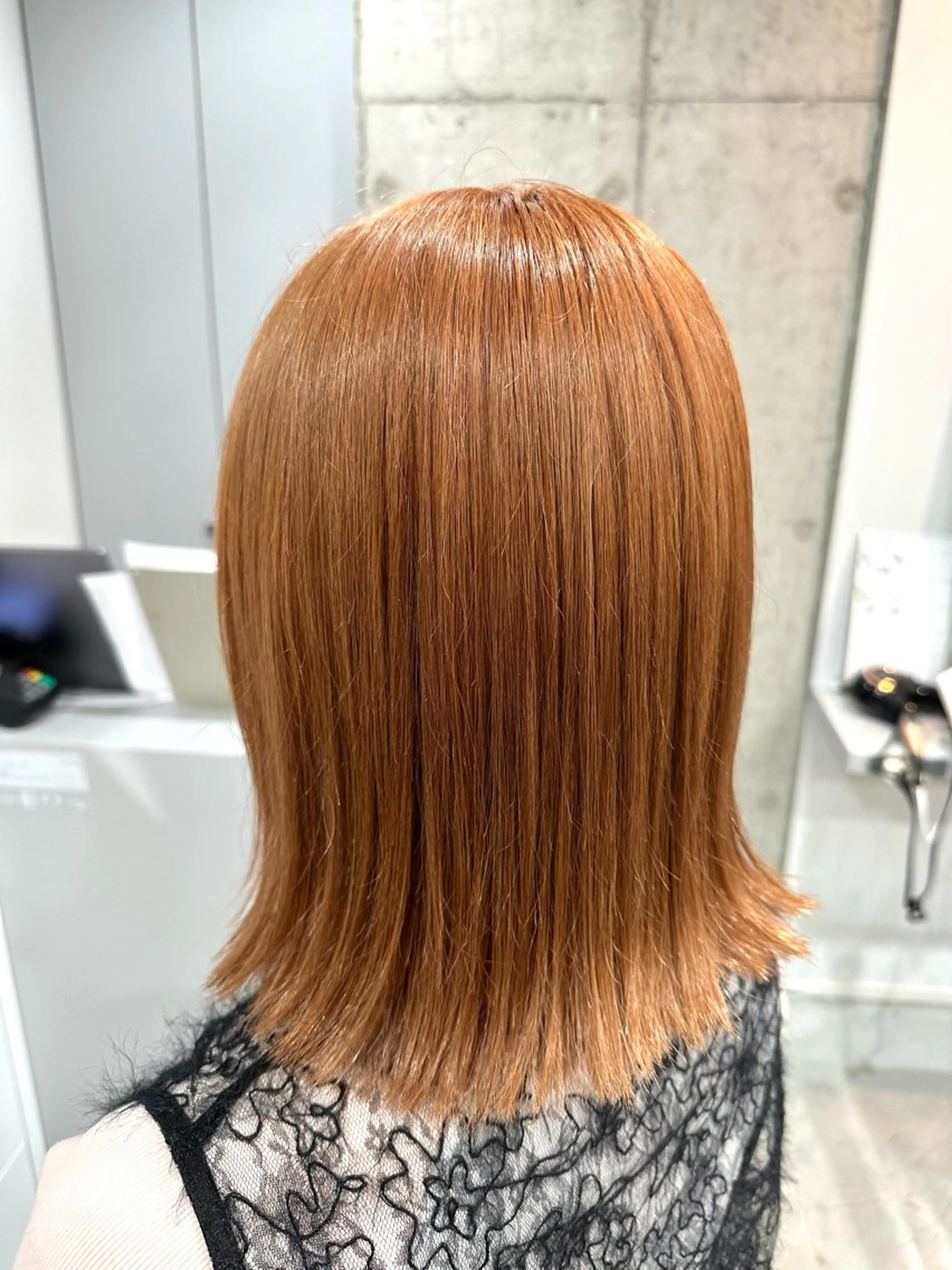 ミディアム カット ヘアカラー トリートメント 💜透明感カラー🌈 /森絵美莉⛄️❄️のヘアスタイル