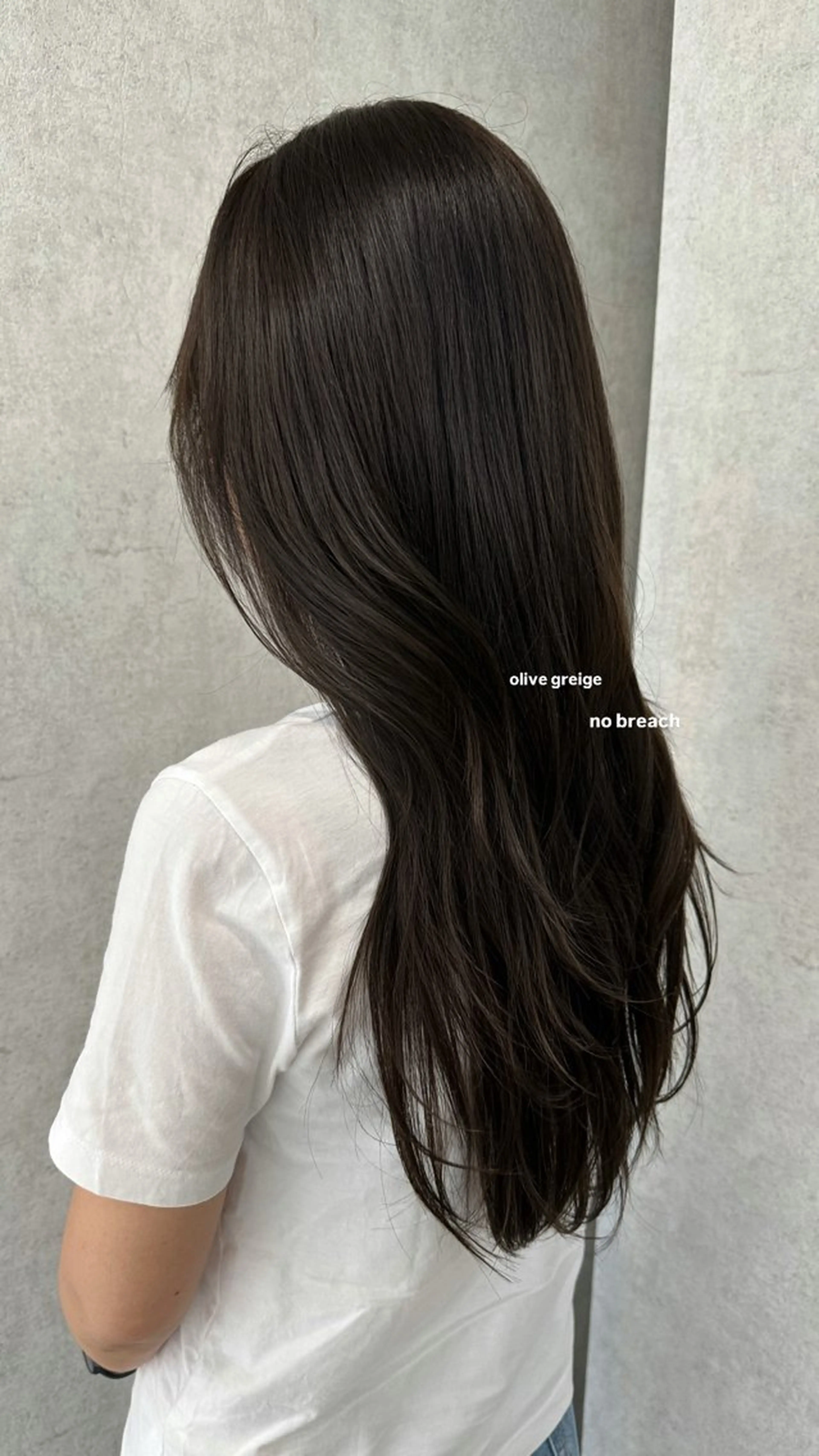 ロング カラー ヘアカラー トリートメント v-lab studio所属・韓国レイヤーカット/ 艶カラー/ noaのヘアスタイル