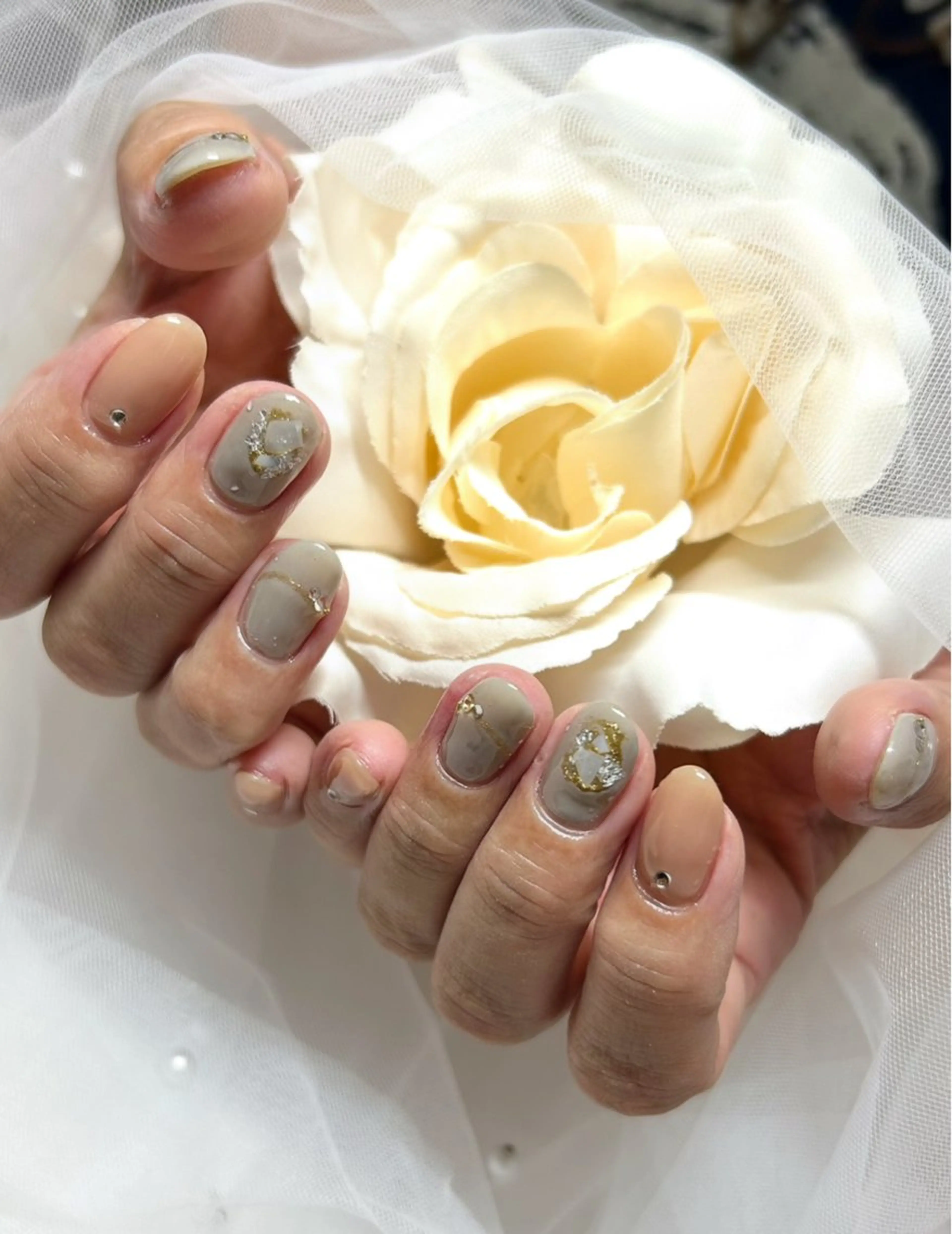 ネイル 持ち込み ハンドネイル 頑張る女性の味方✴︎ M.i　nail ♡のネイルデザイン