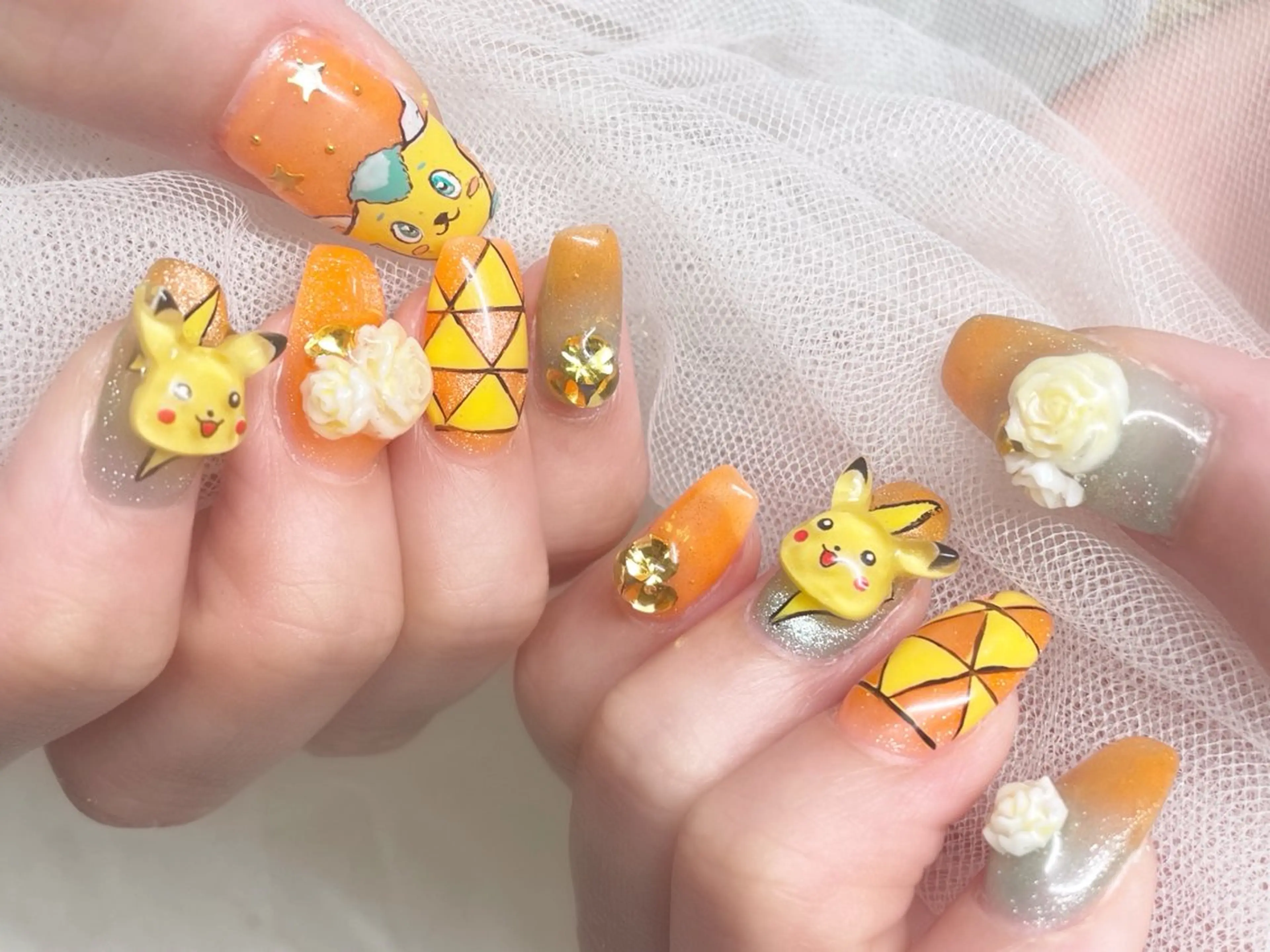 ネイル ジョアアンジェ京橋店 園田 美碧のネイルデザイン