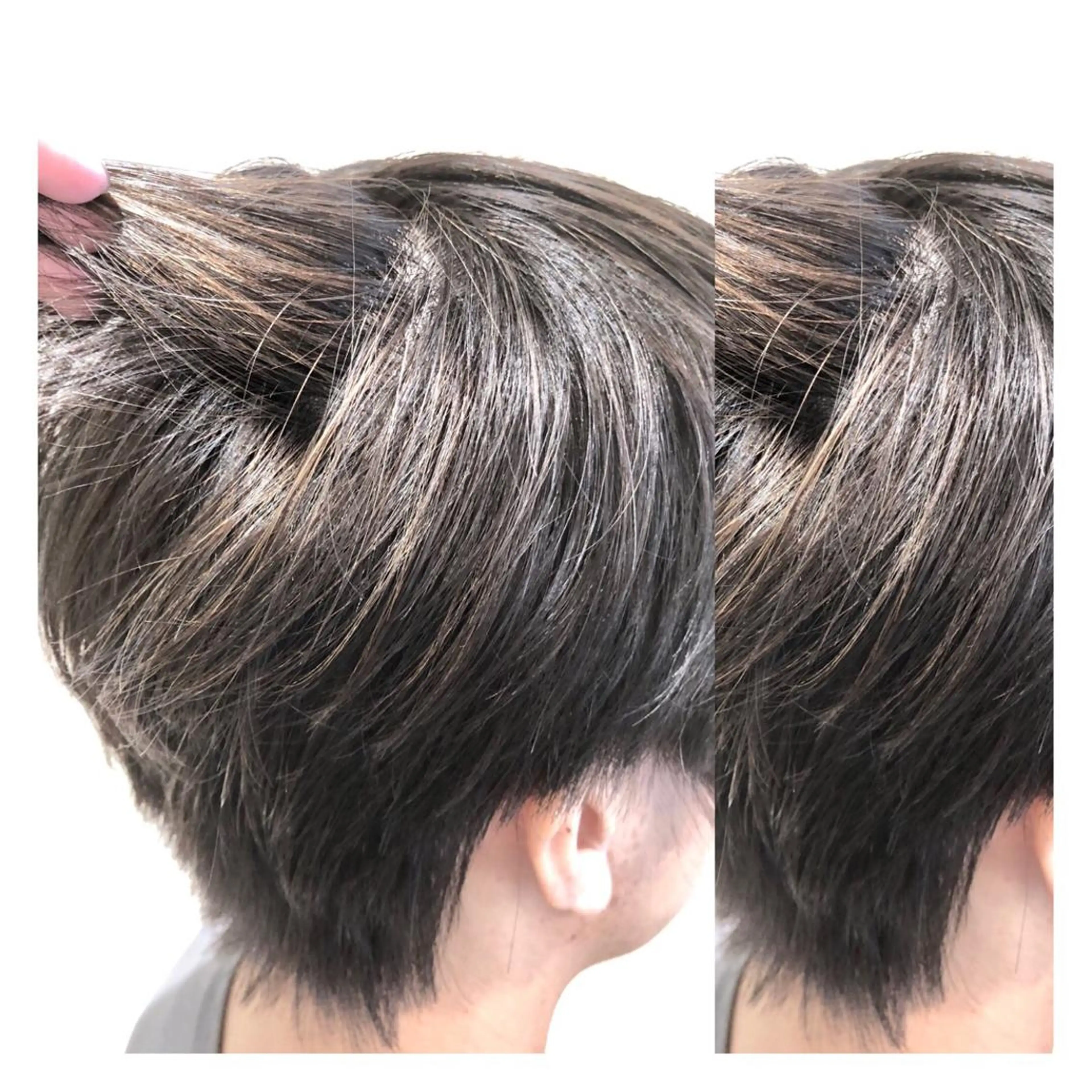 ショート カラー パーマ ヘアアレンジ ハンサムショート ブリーチ グラデーションカラー ハイライトカラー 簡単アレンジ 【ツヤ髪美容師】 ツダケイスケのヘアスタイル