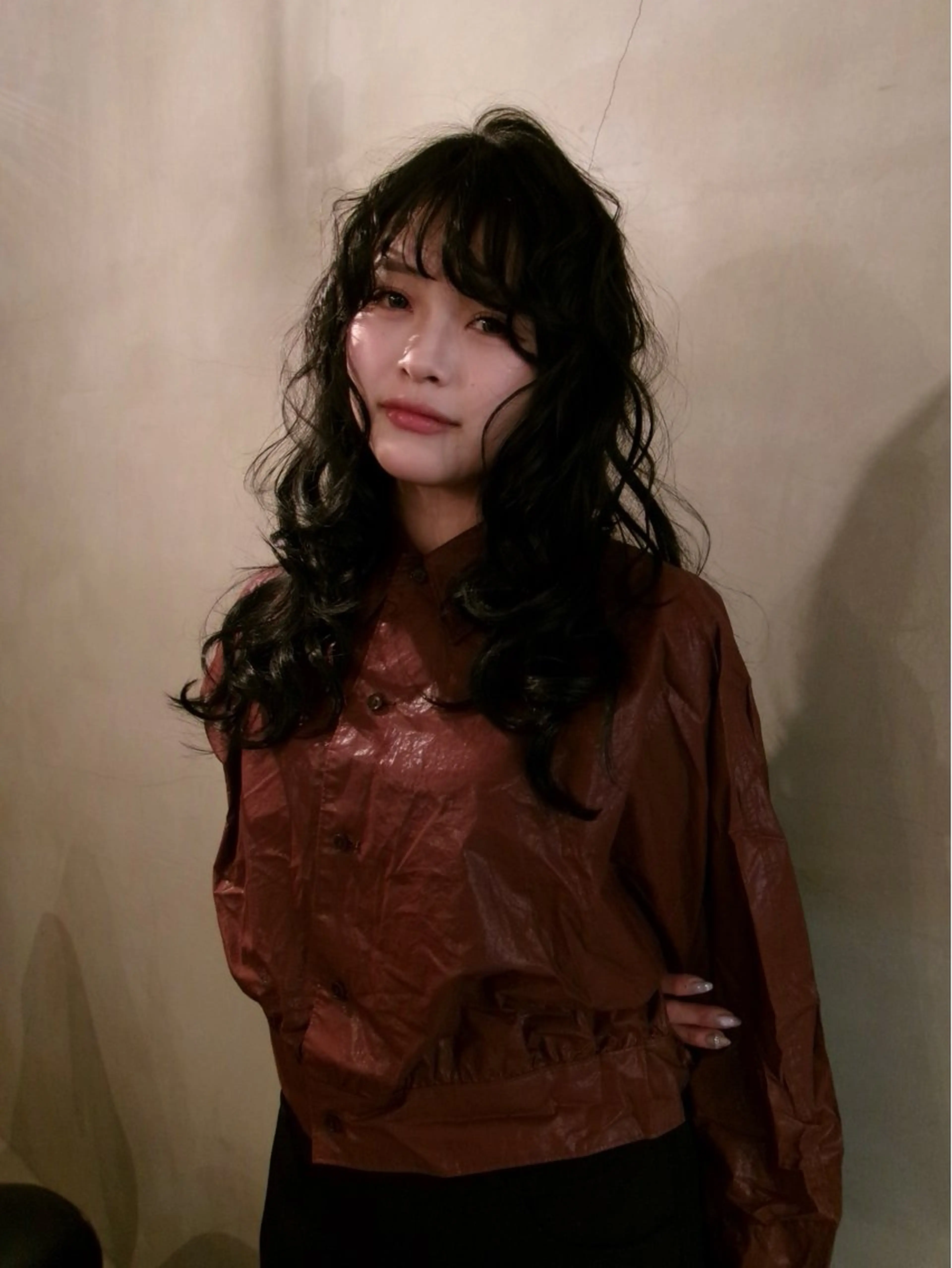 ミディアム レイヤーカット 林　蓮／レイヤー /透明感カラーのヘアスタイル