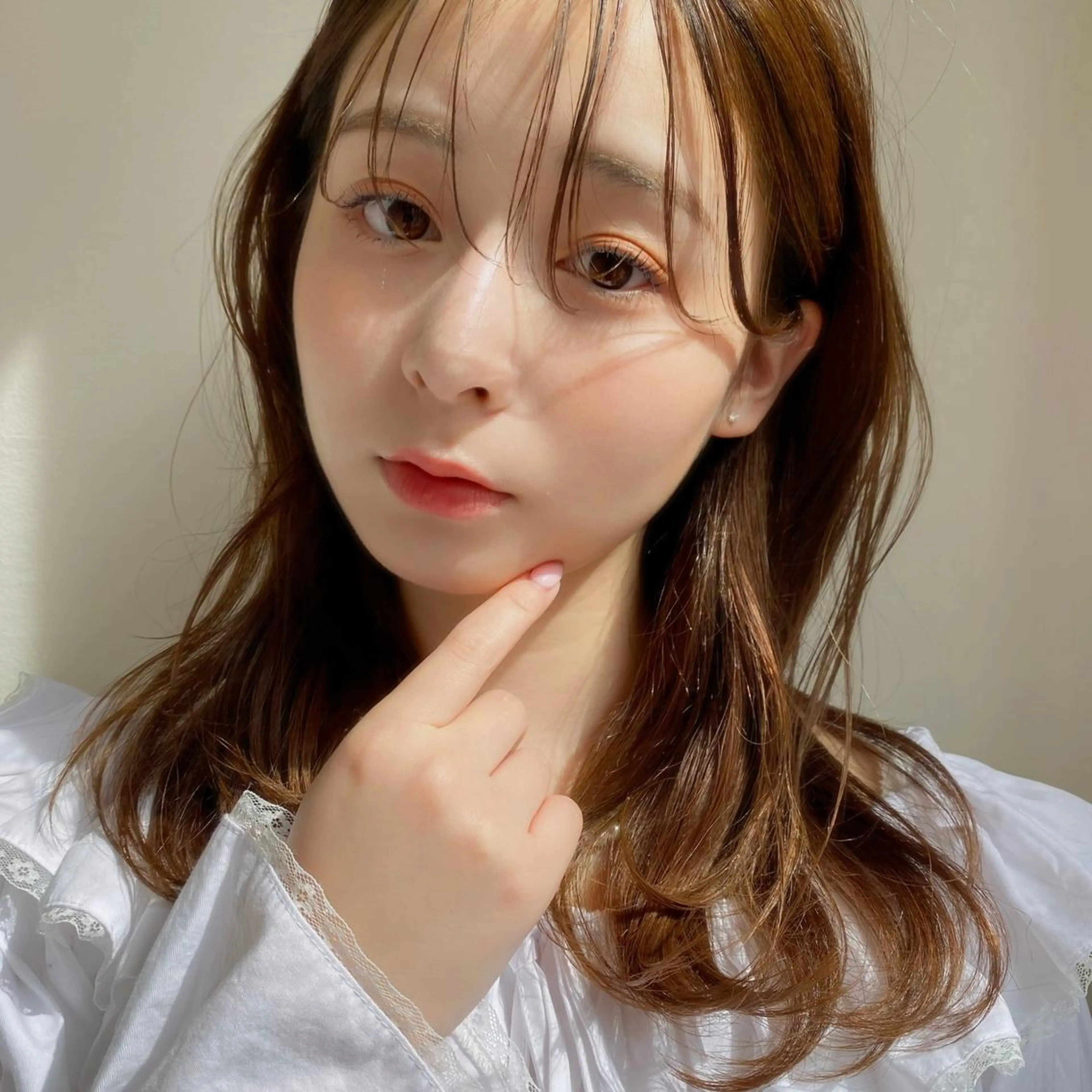 セミロング カラー 🪭risa 暖色/レイヤー🪭のヘアスタイル