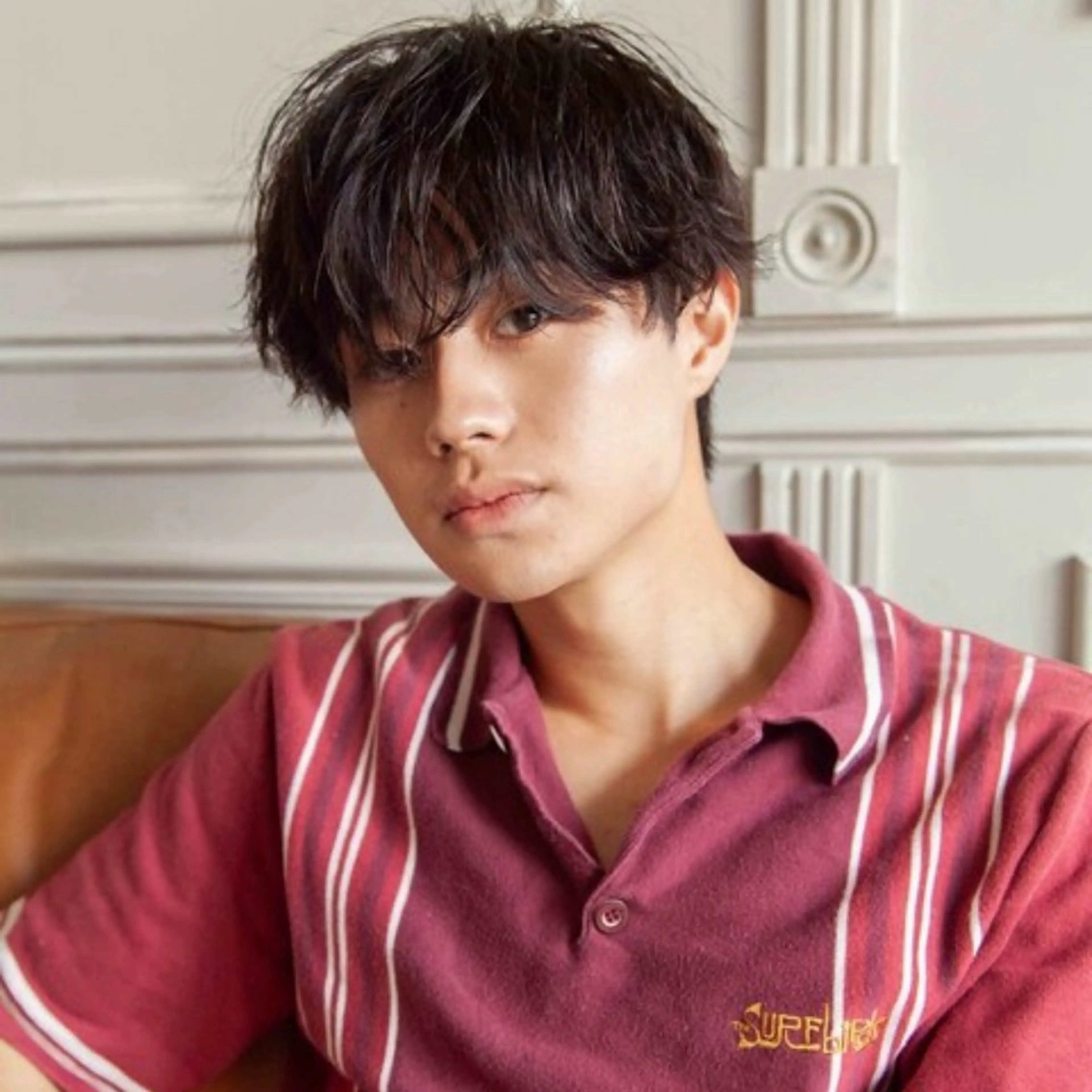 パーマ メンズ カット パーマ トリートメント 透明感カラー/ くびれヘア/ユウユのヘアスタイル