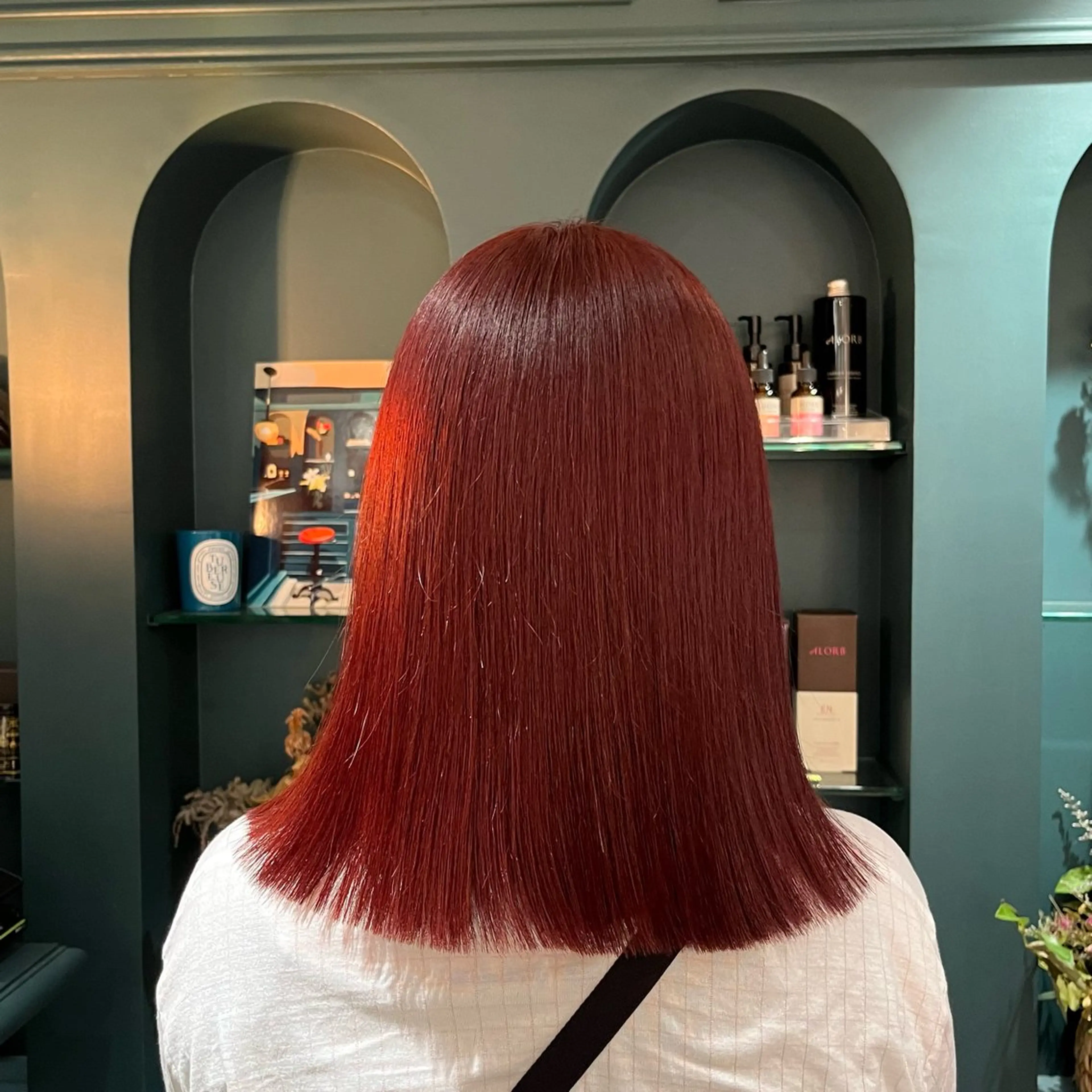 セミロング カラー ヘアカラー 🌻暖色カラー🌻 sakuraのヘアスタイル