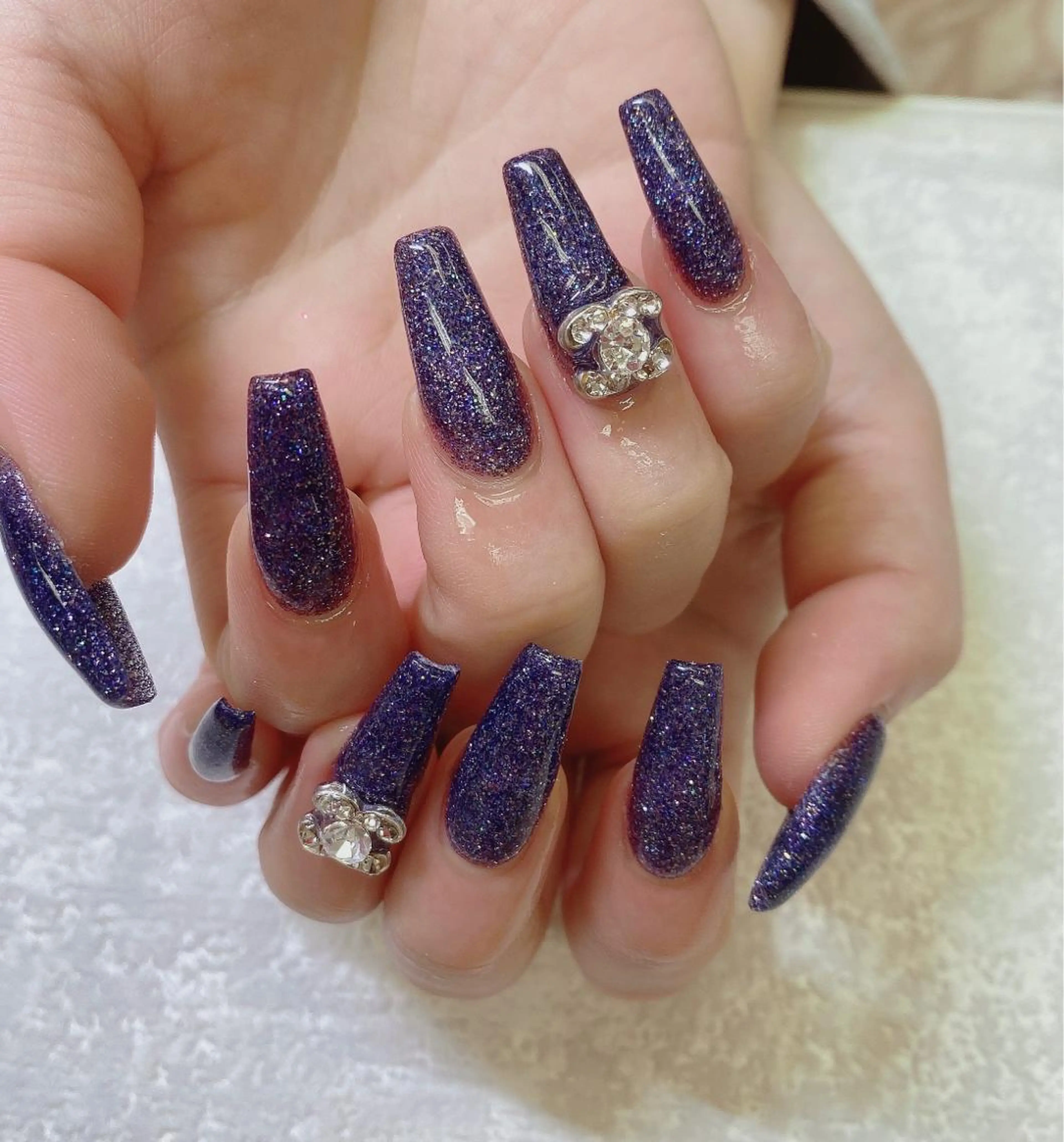 セミロング ハンドネイル JNA認定講師🌸 RIEのネイルデザイン