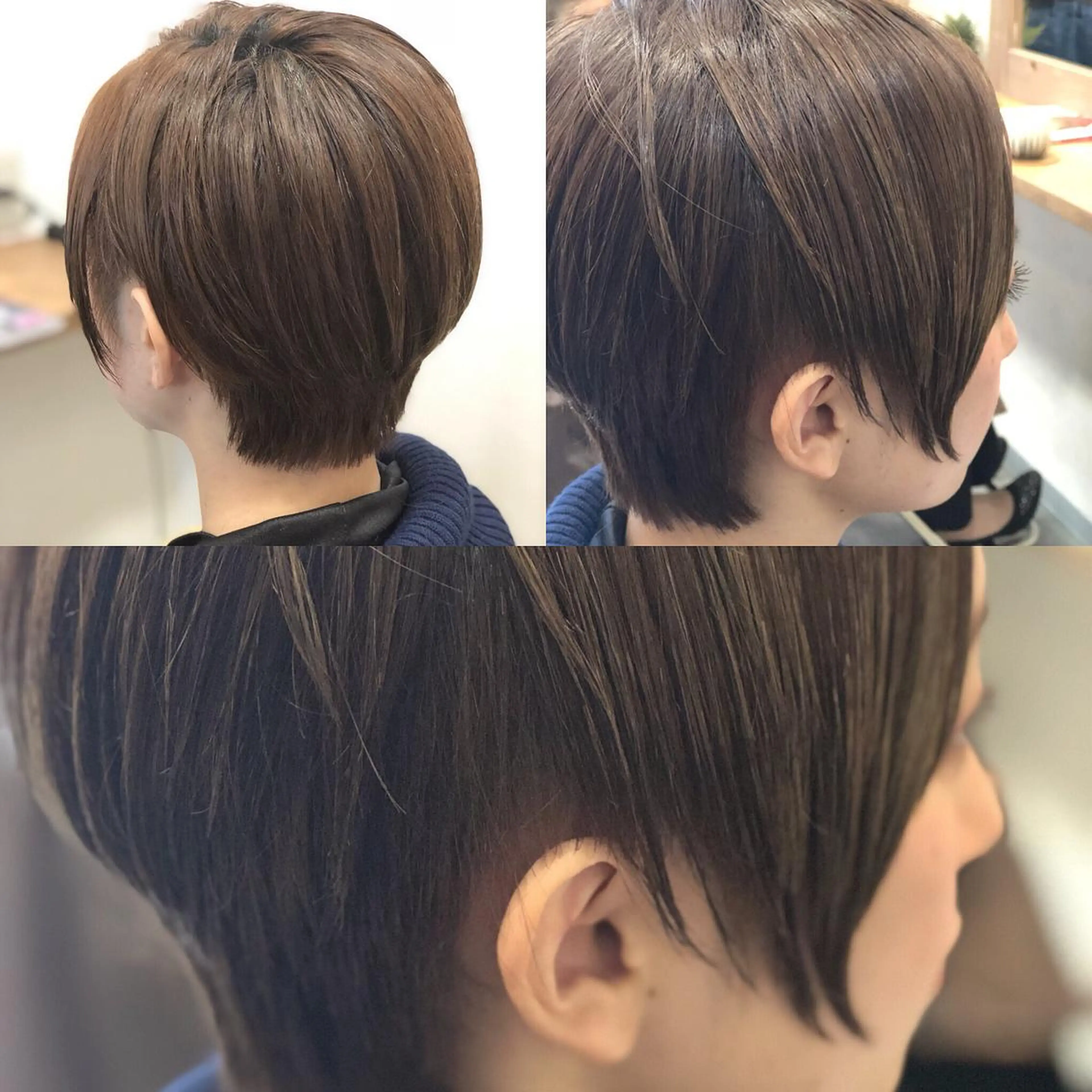 ショート ショートヘア hair salon Ranun髪質改善のヘアスタイル