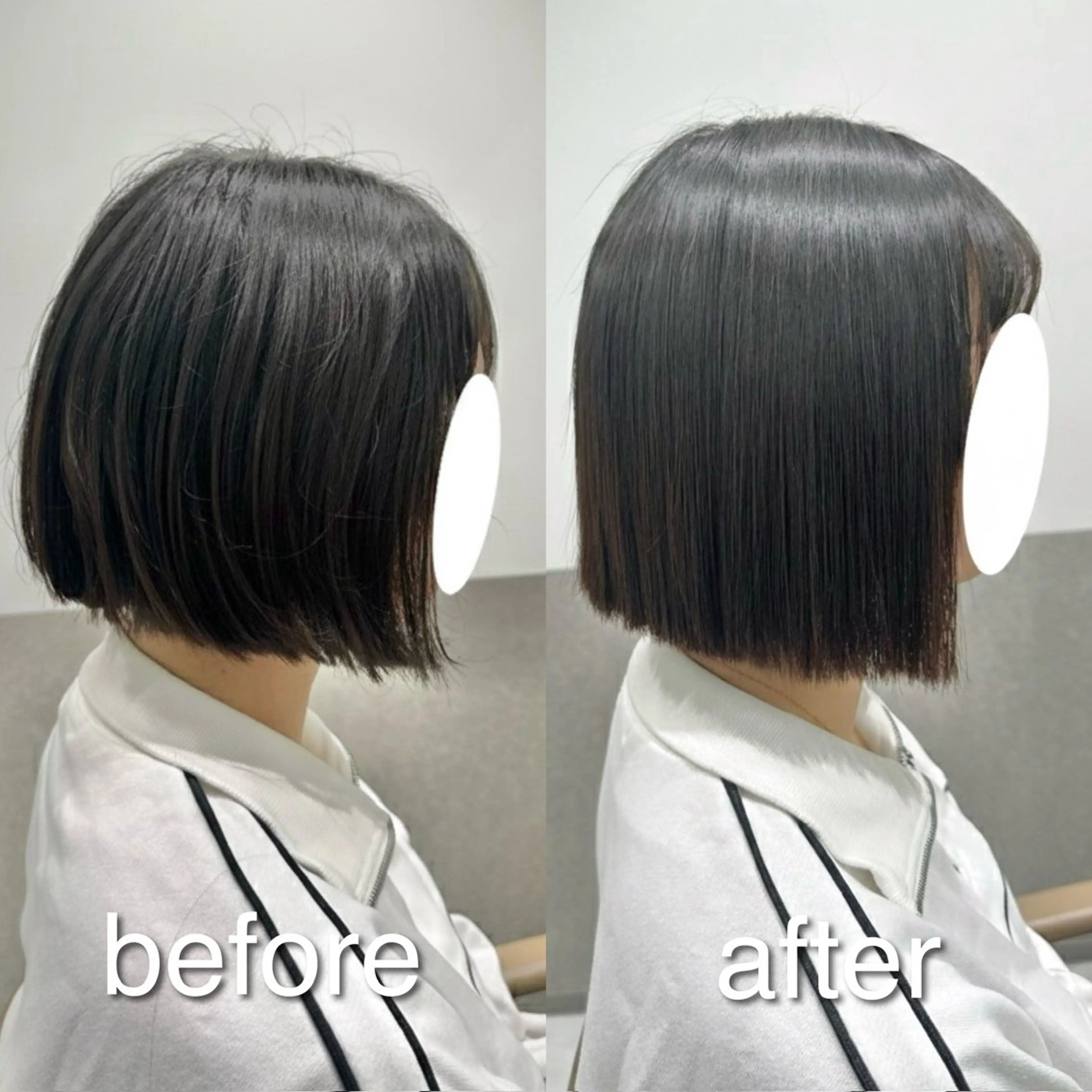 ミディアム 縮毛矯正 🫧髪質改善🫧 マツモトのヘアスタイル