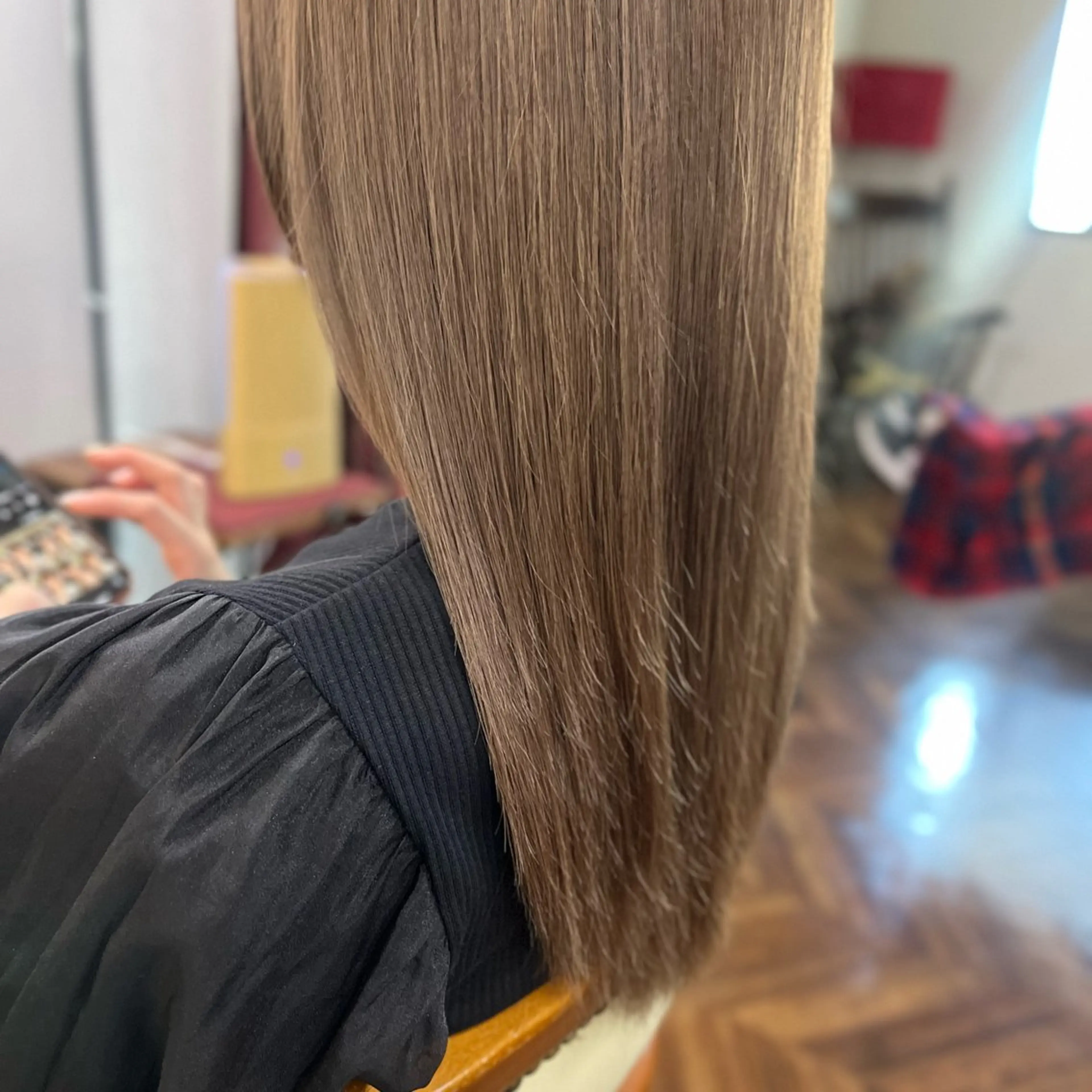 ロング カラー ベージュカラー ミルクティーベージュ MARKA HAIR所属・MARKA 🫧 YUKAのヘアスタイル