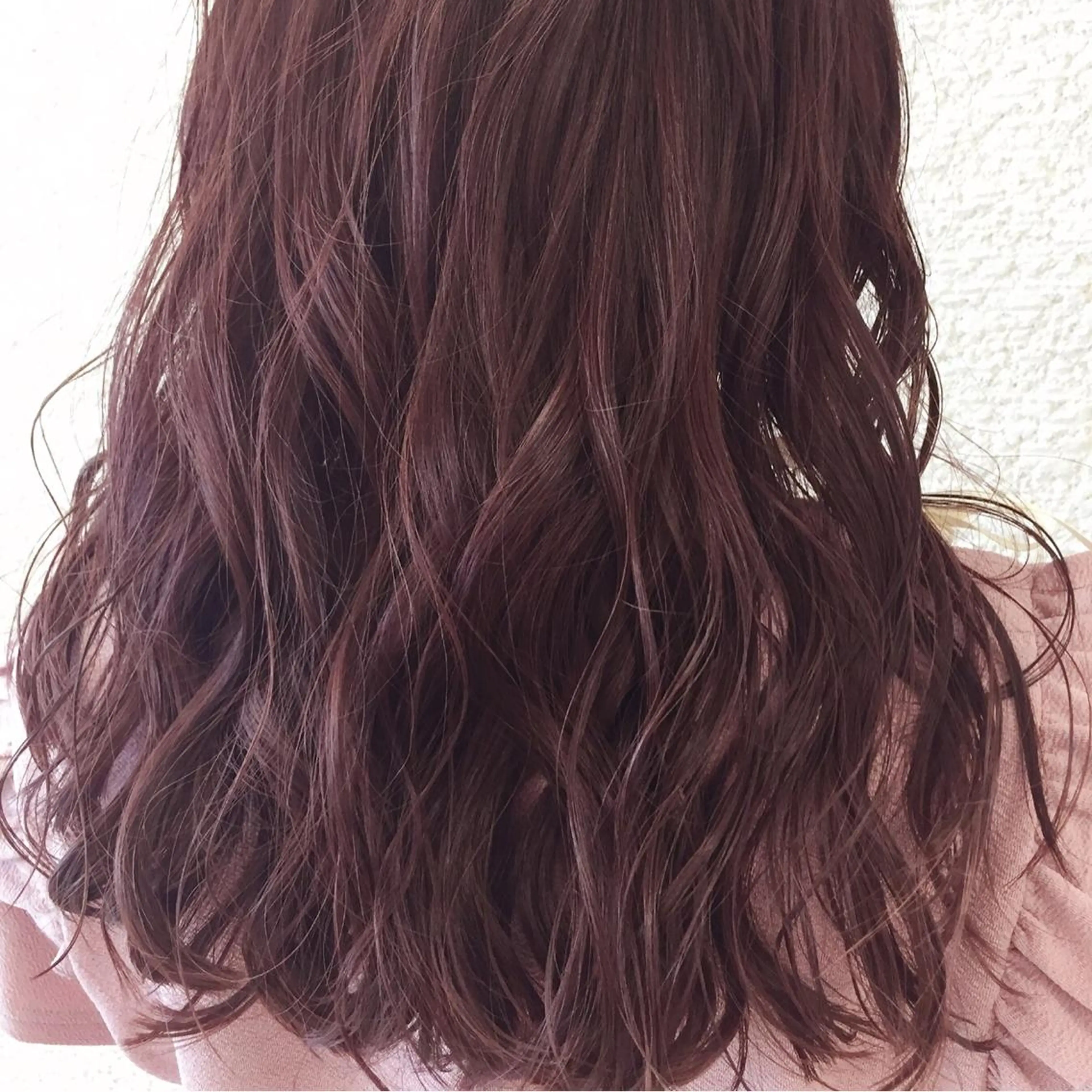 ロング カラー ブラウンカラー ピンクカラー ピンクブラウン カット ヘアカラー トリートメント 似合わせ.ﾍｱｾｯﾄ 得意🌹井上美沙のヘアスタイル