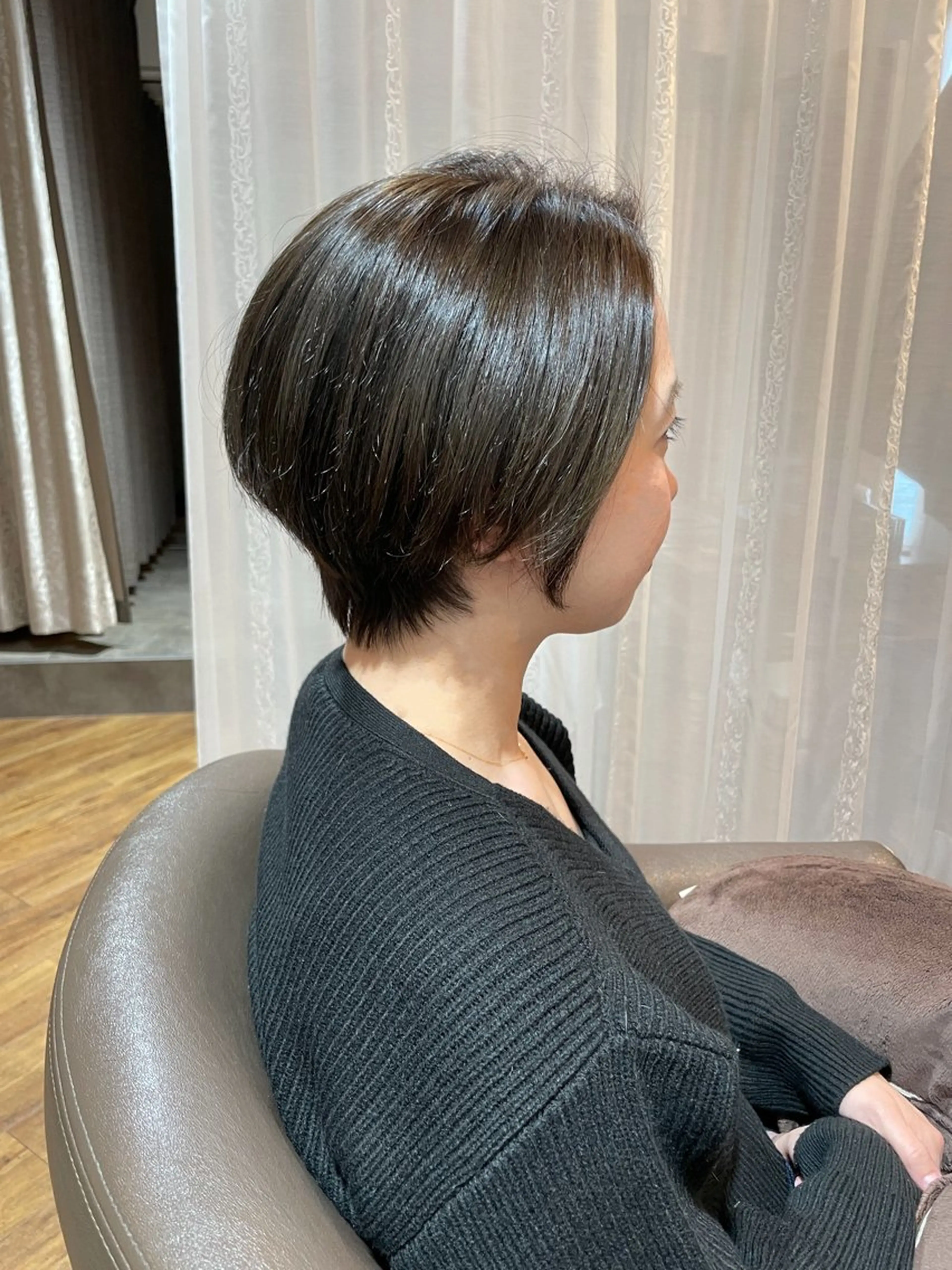 ショート カラー 似合わせカット得意 仁井亮のヘアスタイル