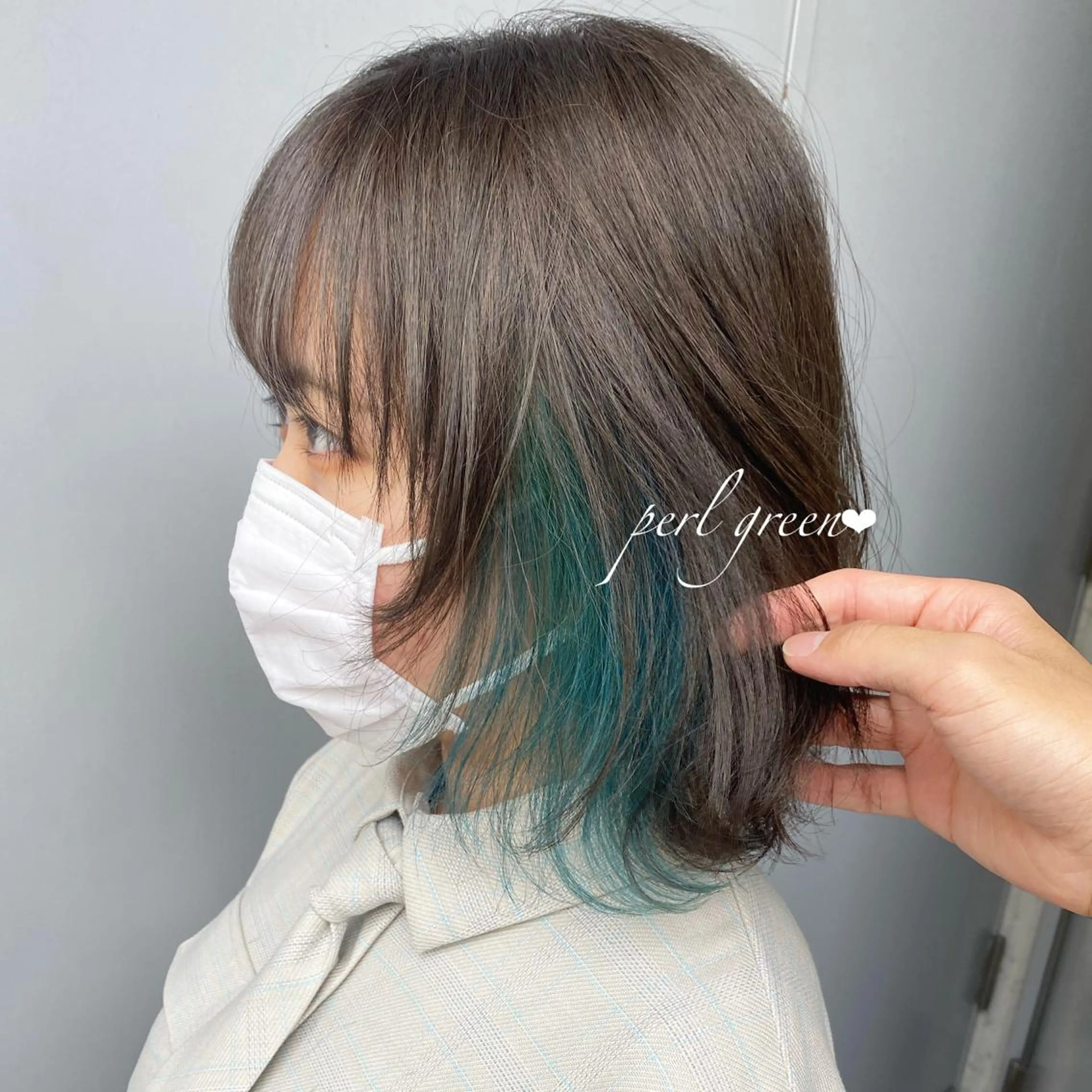 ショート カラー ヘアアレンジ ブリーチ デザインカラー イヤリングカラー Rene'所属・当日予約⭕️ JUNYAのヘアスタイル