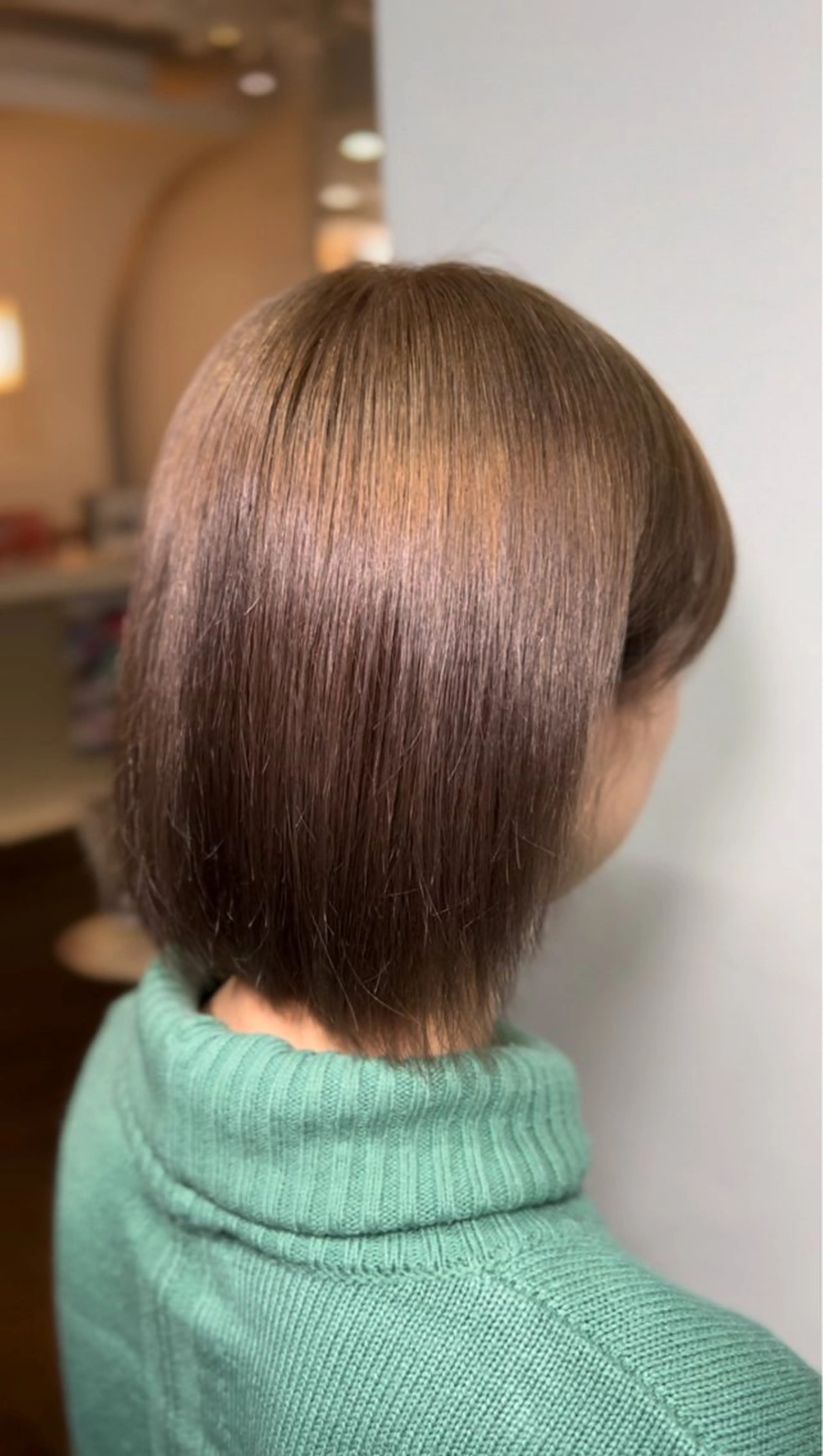 カラー ベージュカラー ダブルカラー ミルクティーベージュ ヘアカラー 梅田 ダブルカラー 大畑 蒼空のヘアスタイル