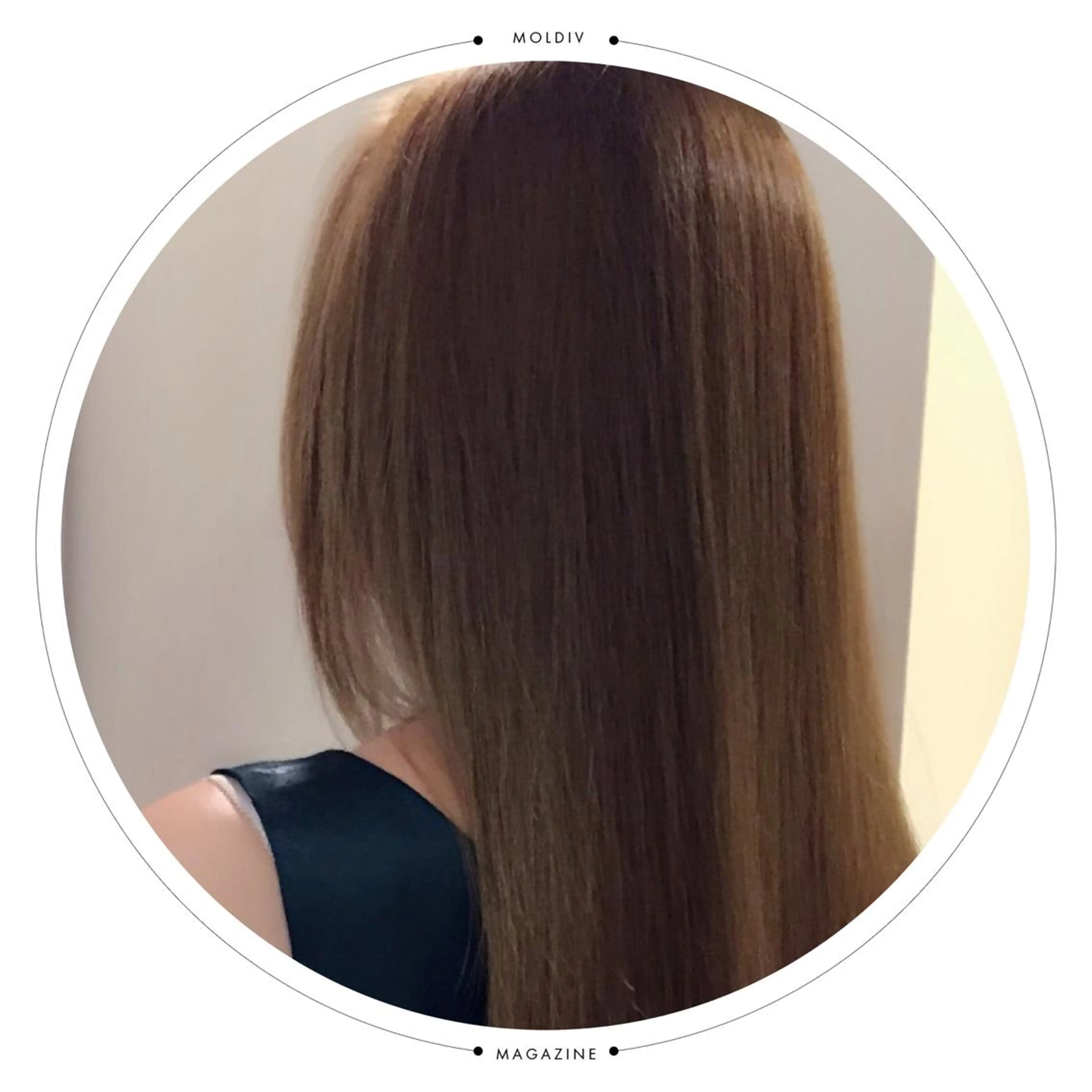 ロング カラー ネイビーカラー ✨縮毛矯正✨髪質改善 ナカシマ ユミのヘアスタイル