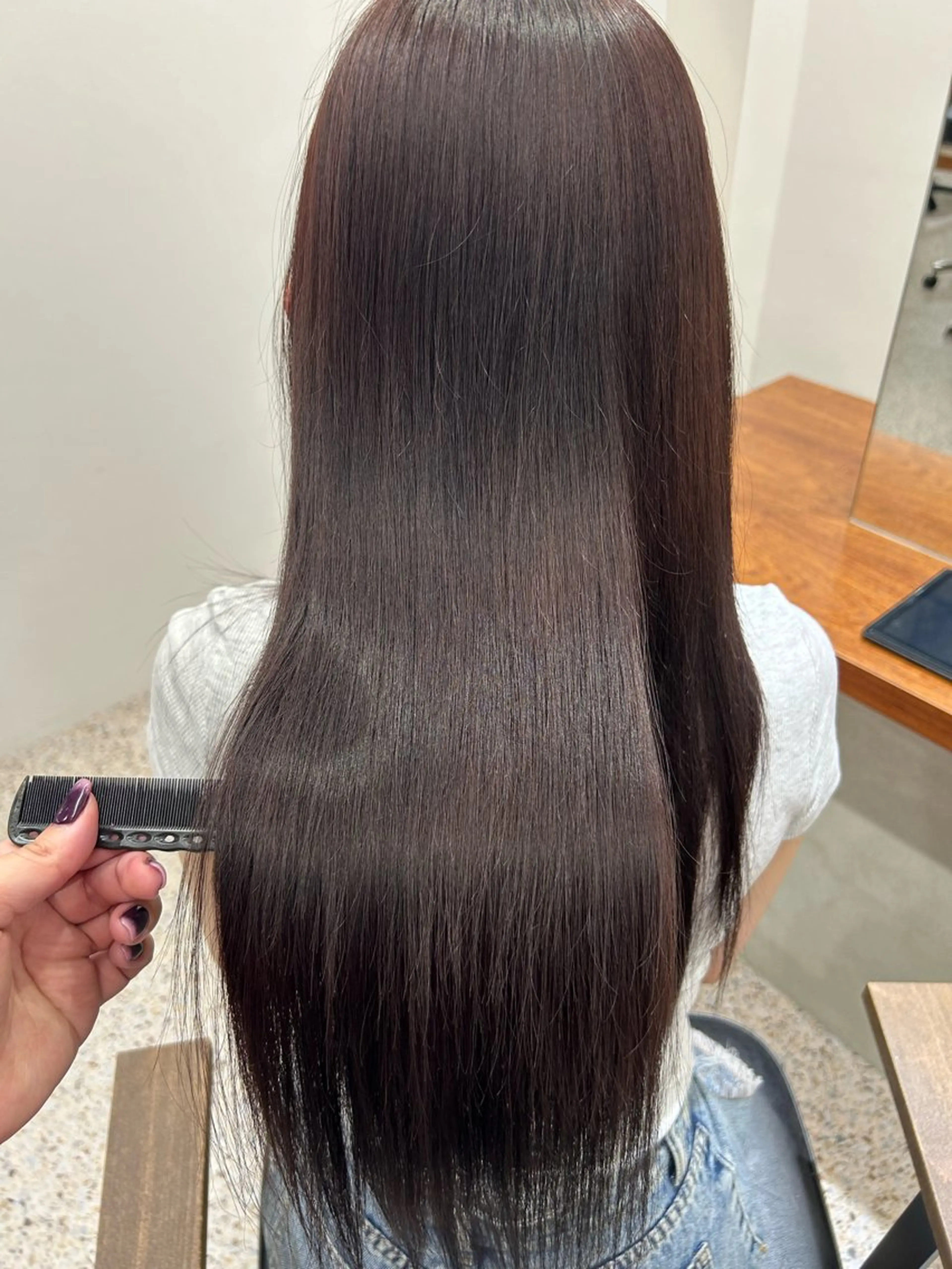 ロング ヘアカラー sakura / 南堀江 / Fierのヘアスタイル