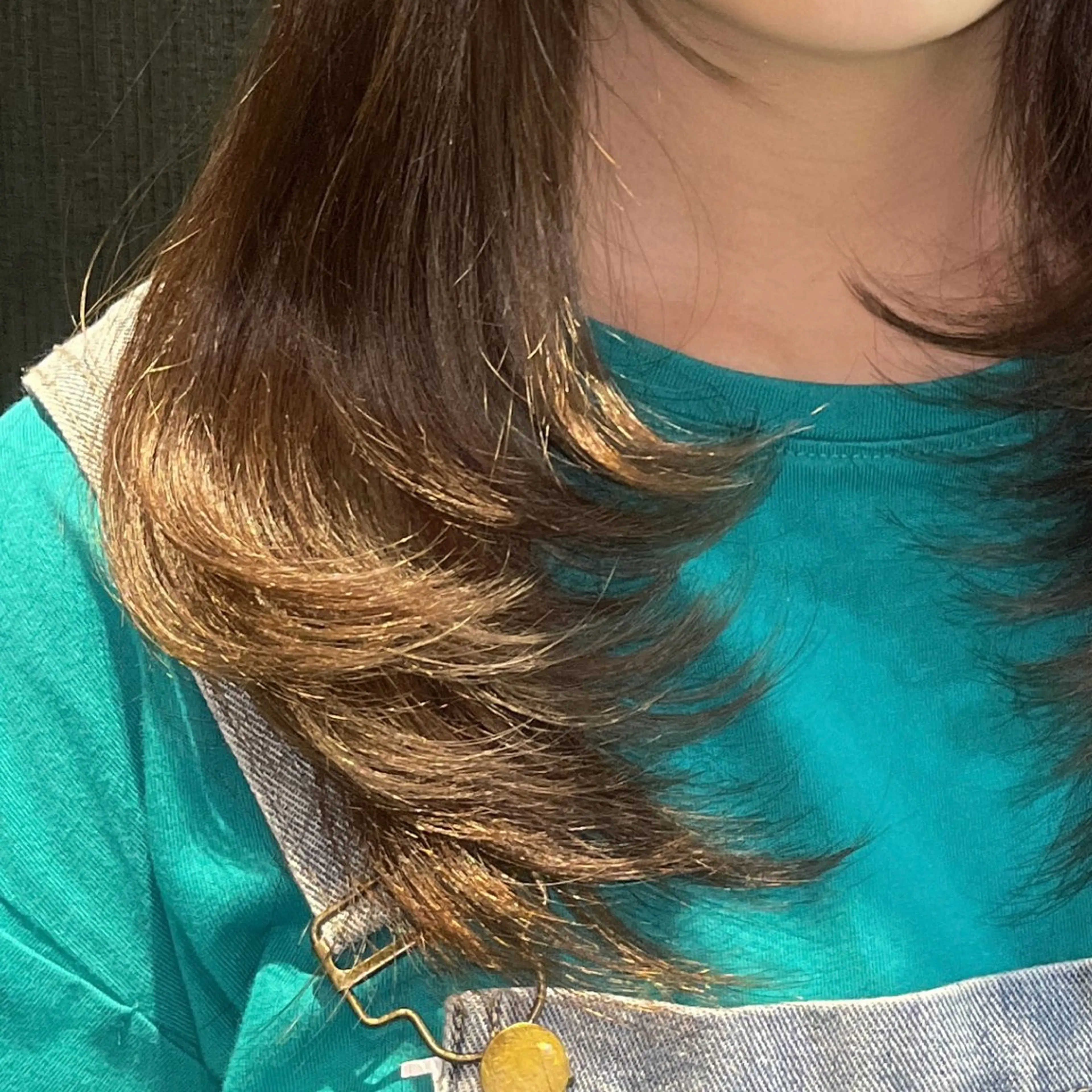 ロング カラー レイヤーカット 生活に馴染む デザイン/鏡ゆうかのヘアスタイル