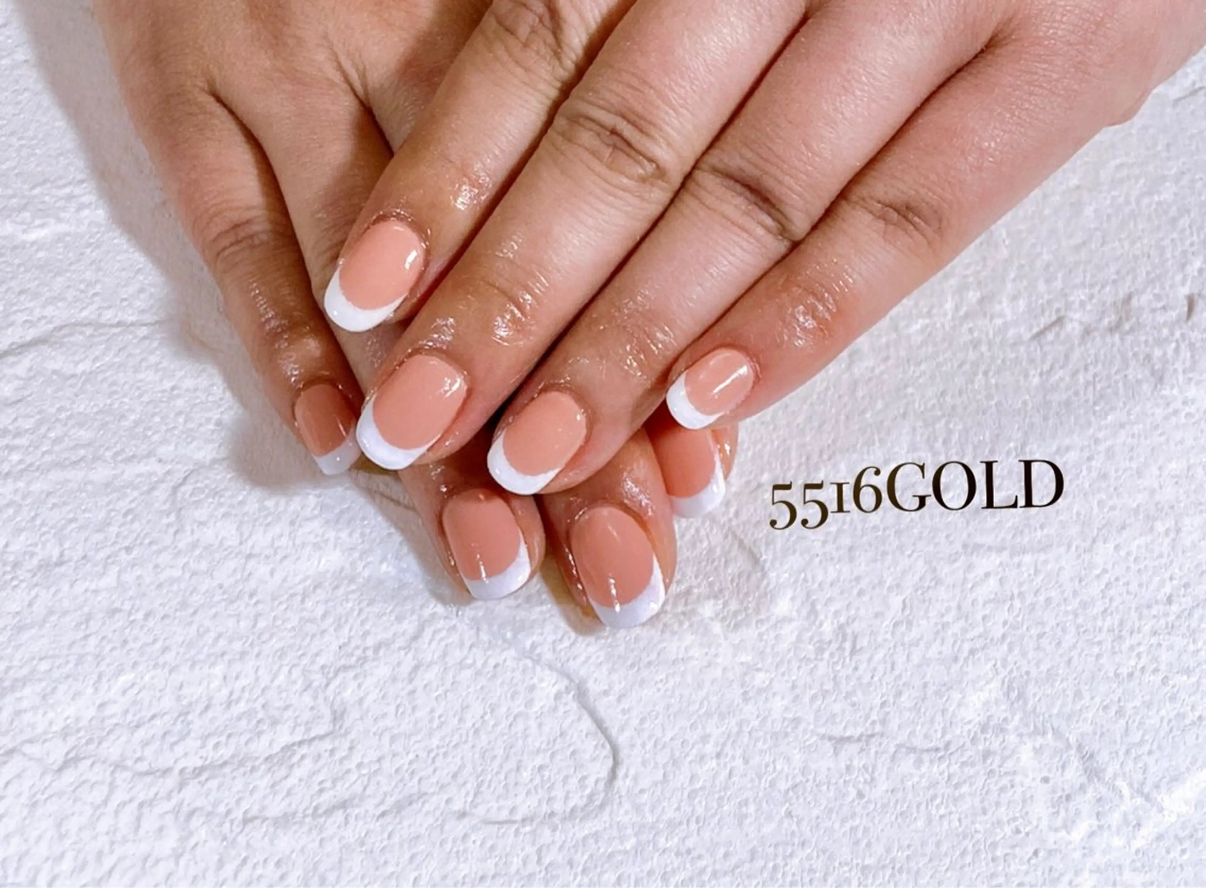 ネイル フレンチネイル 💎5516 MACHIKOのネイルデザイン