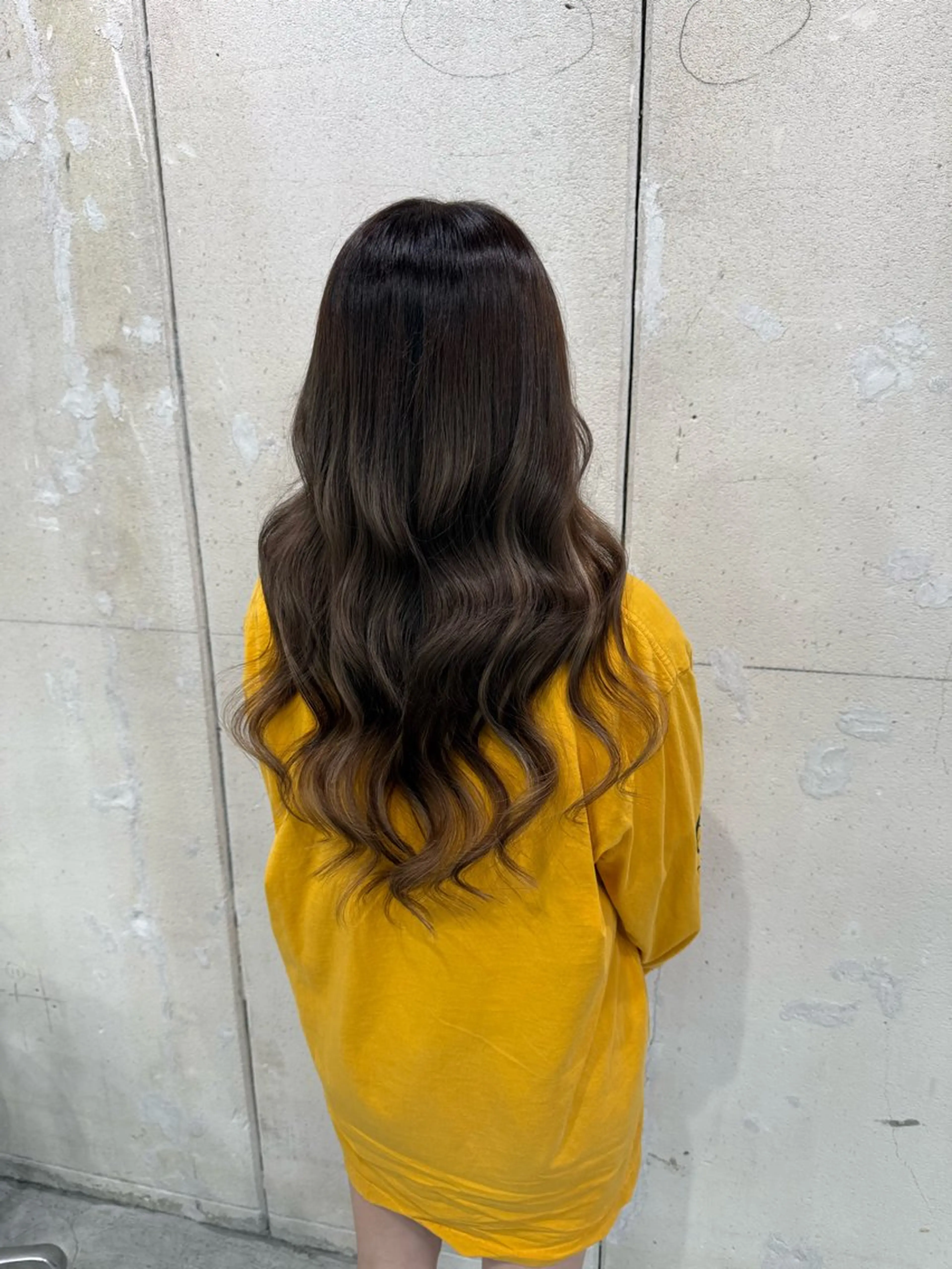 ロング カット エクステ EDeN まりなのヘアスタイル