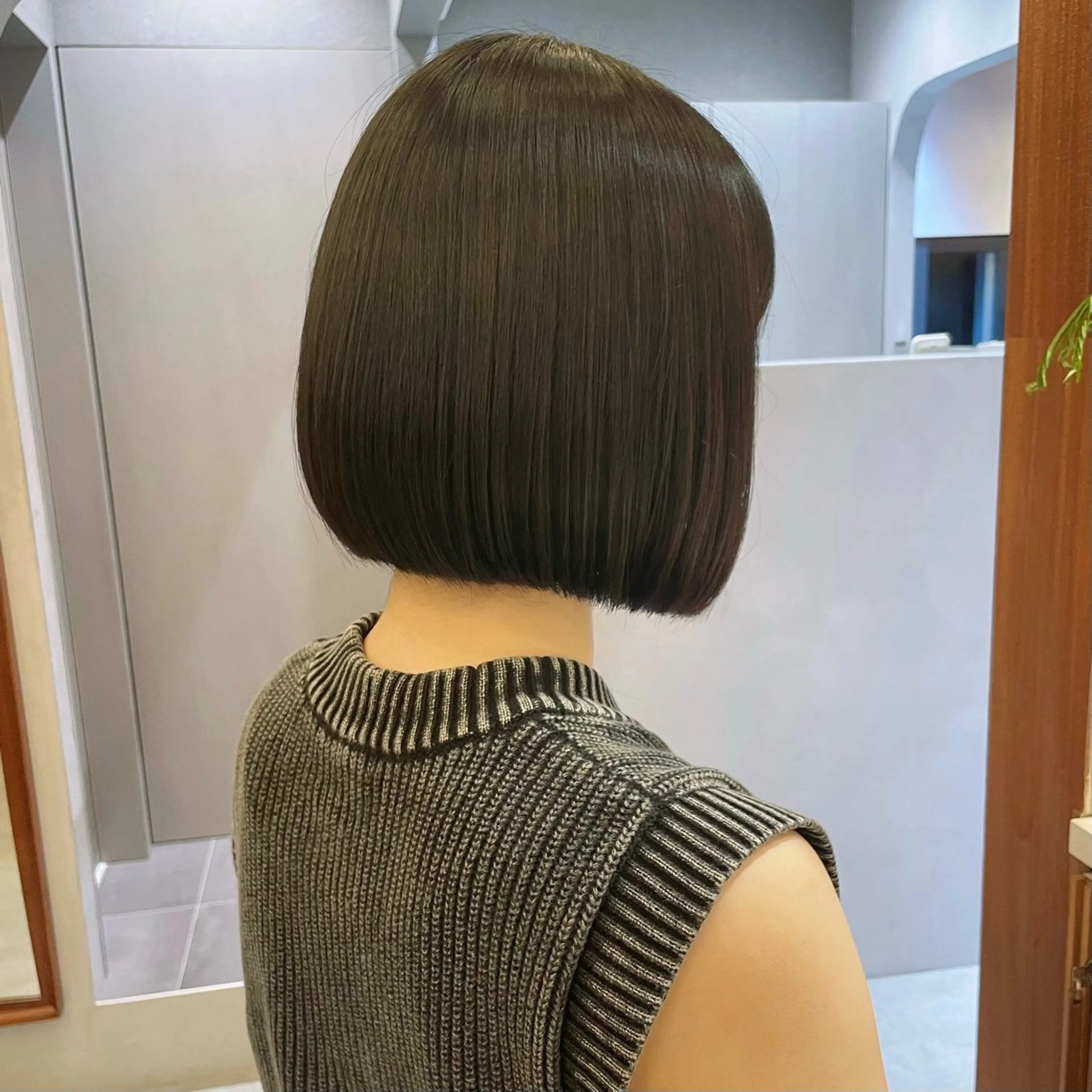 ショート ボブ 韓国風ヘア トリートメント カット トリートメント ボブ/縮毛矯正/レイ ヤー♡Natsukiのヘアスタイル