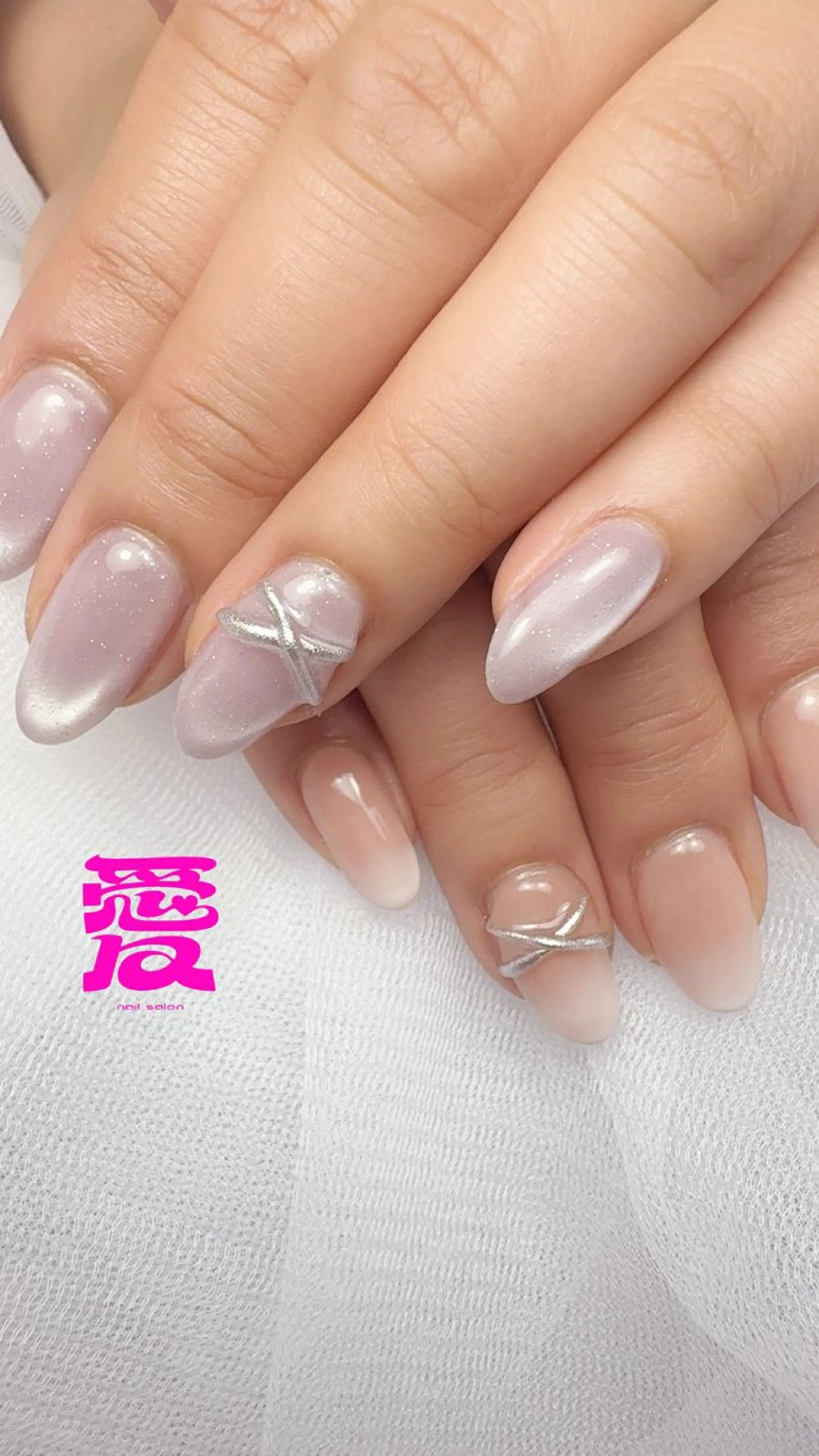 ネイル ハンドネイル 愛 nailsalonのネイルデザイン