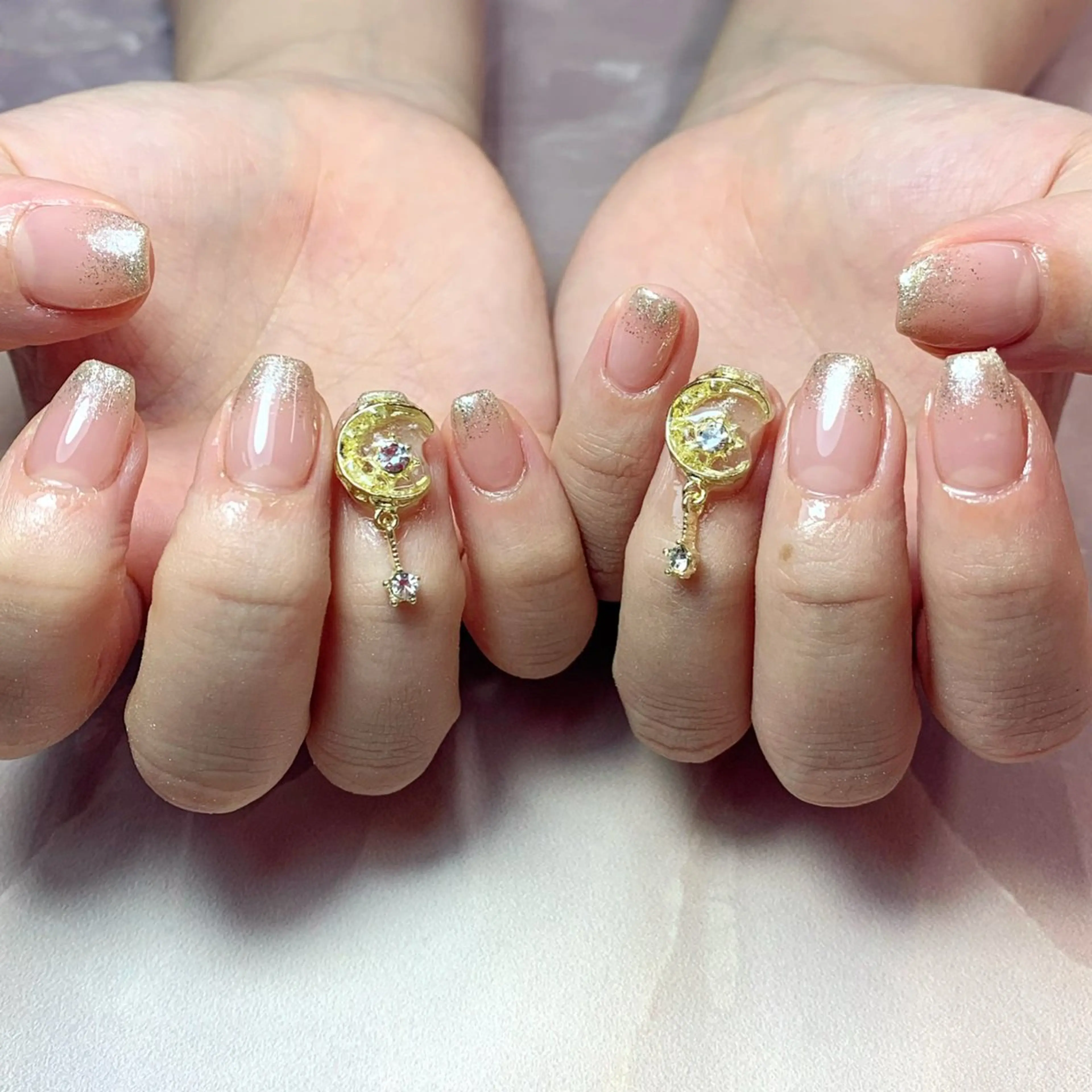 ネイル シンプルネイル Rose Glass 高蔵寺店のネイルデザイン