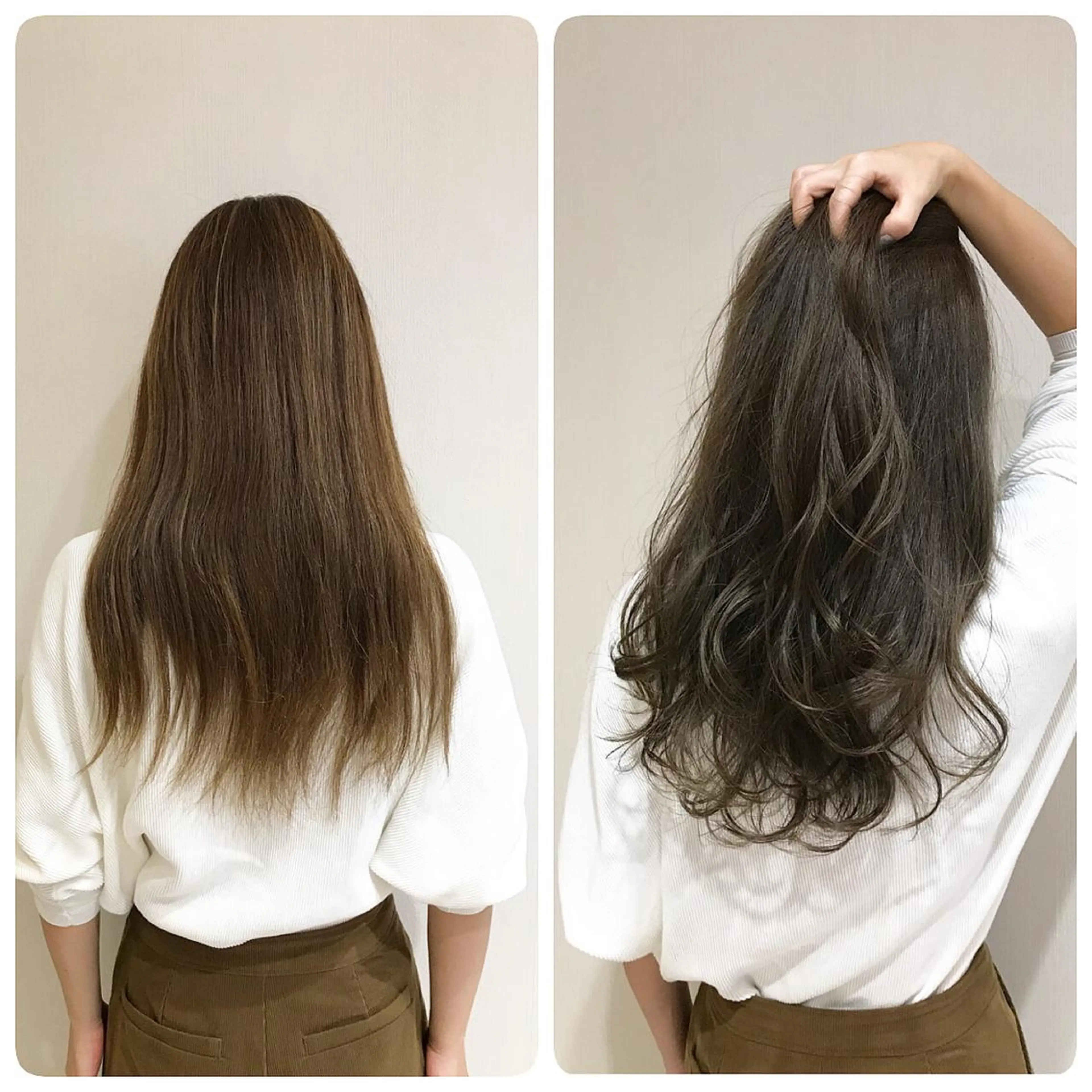 ロング カラー 透明感カラー メッシュ カット ヘアカラー トリートメント 高橋 昭雄のヘアスタイル