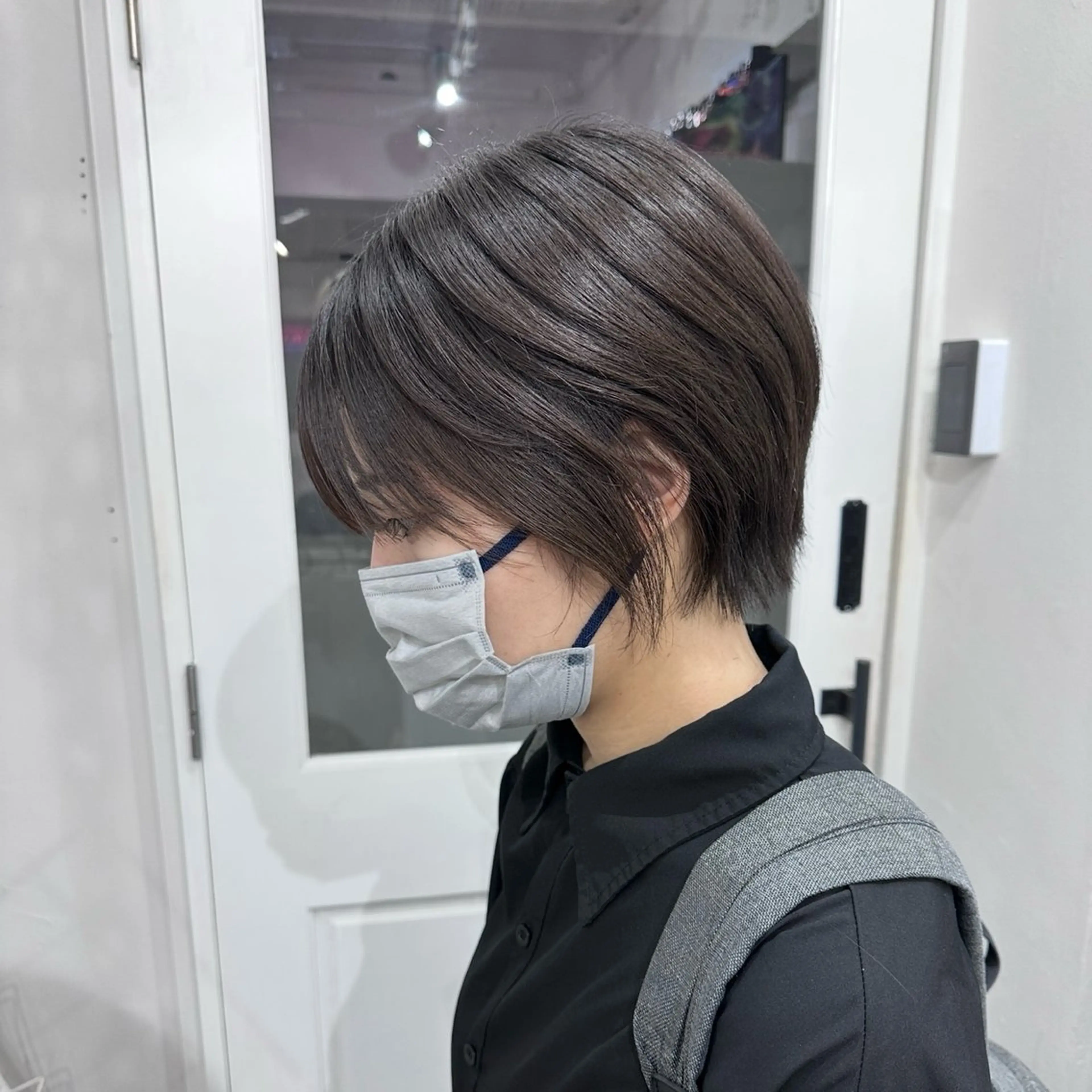 ショート カラー ハイトーン/ウルフ /エクステ/ましろのヘアスタイル