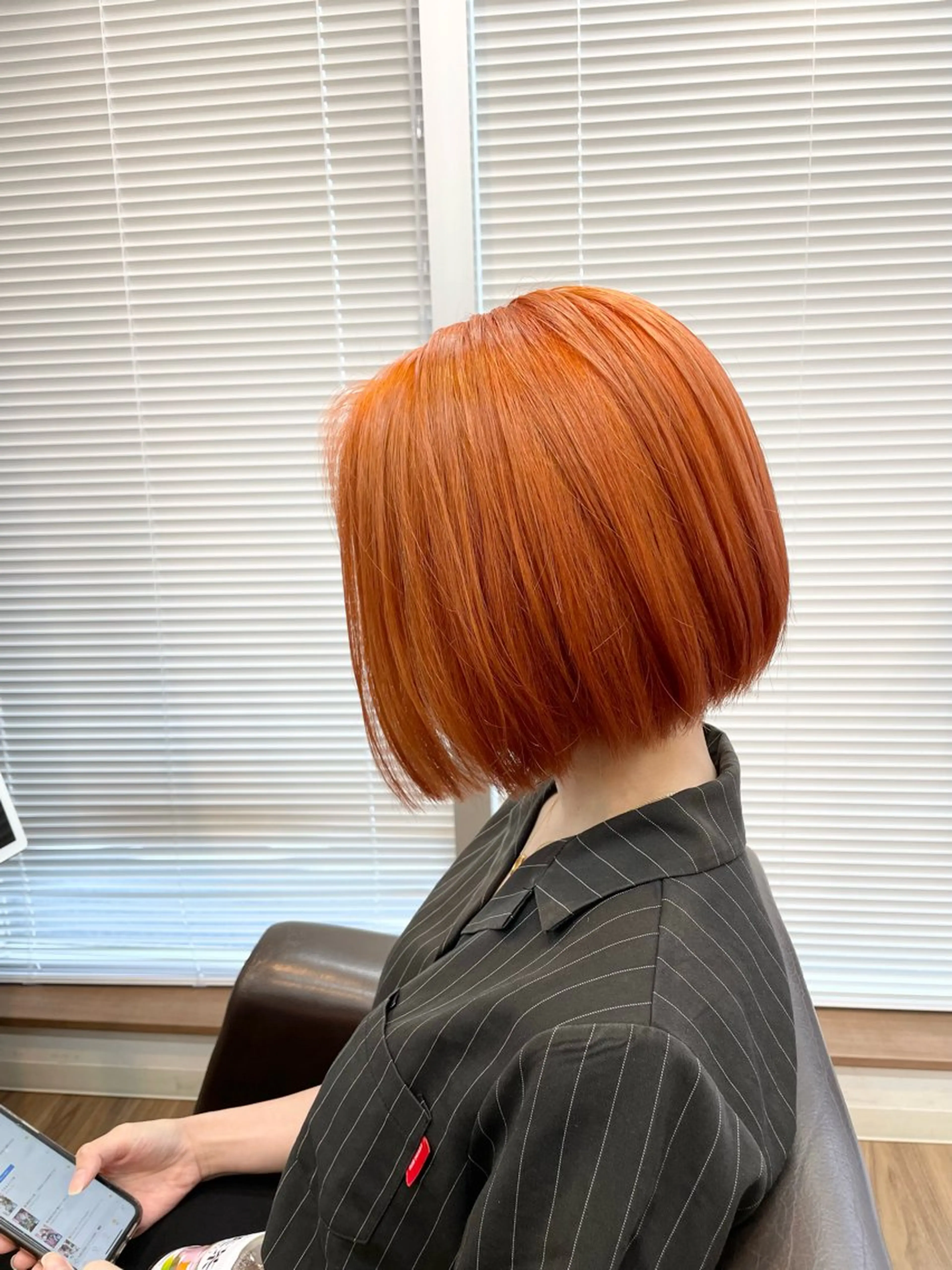 ショート カラー オレンジ ショートヘア hair deep /田口貴也のヘアスタイル