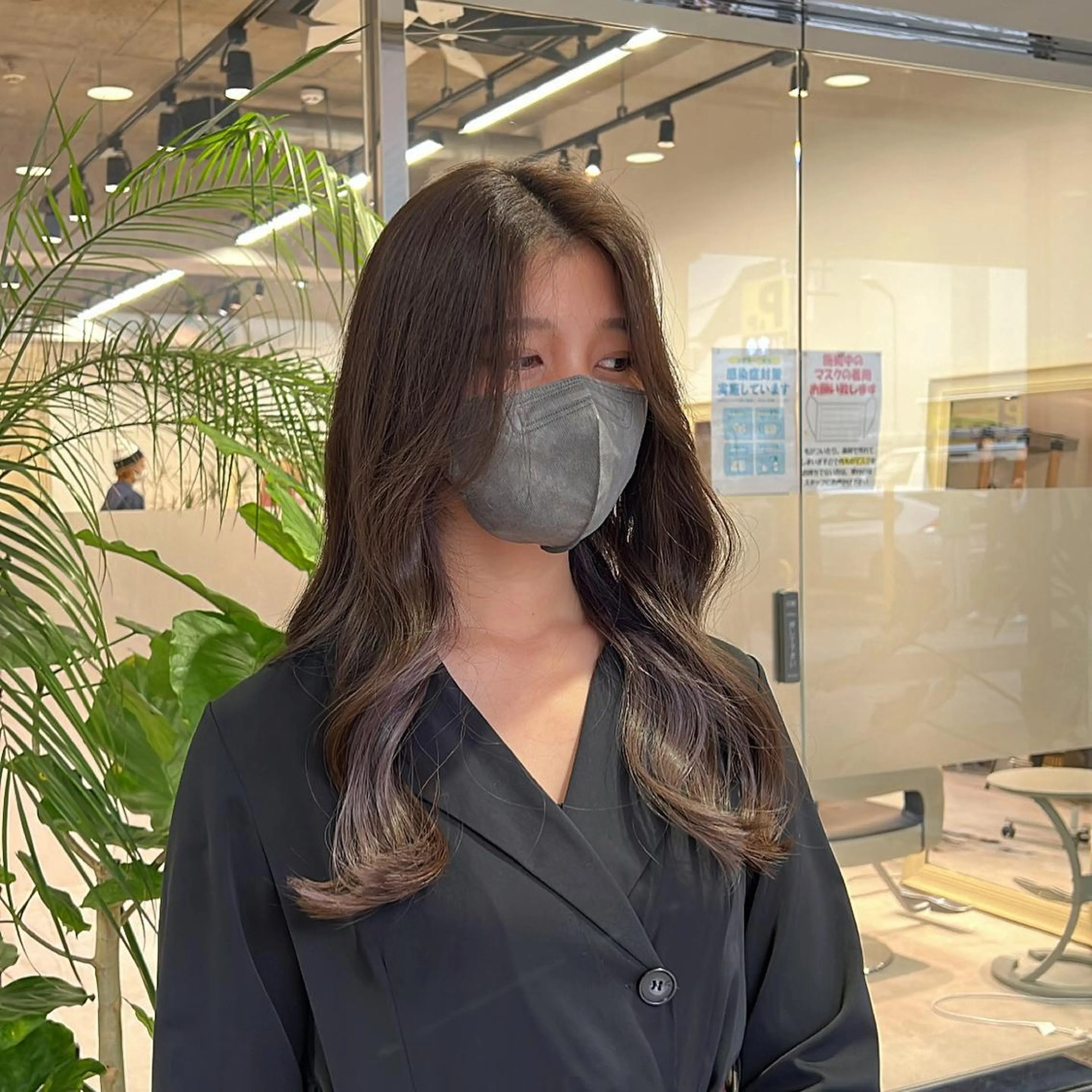 🤍 インナーブリーチ + 全体カラーの写真