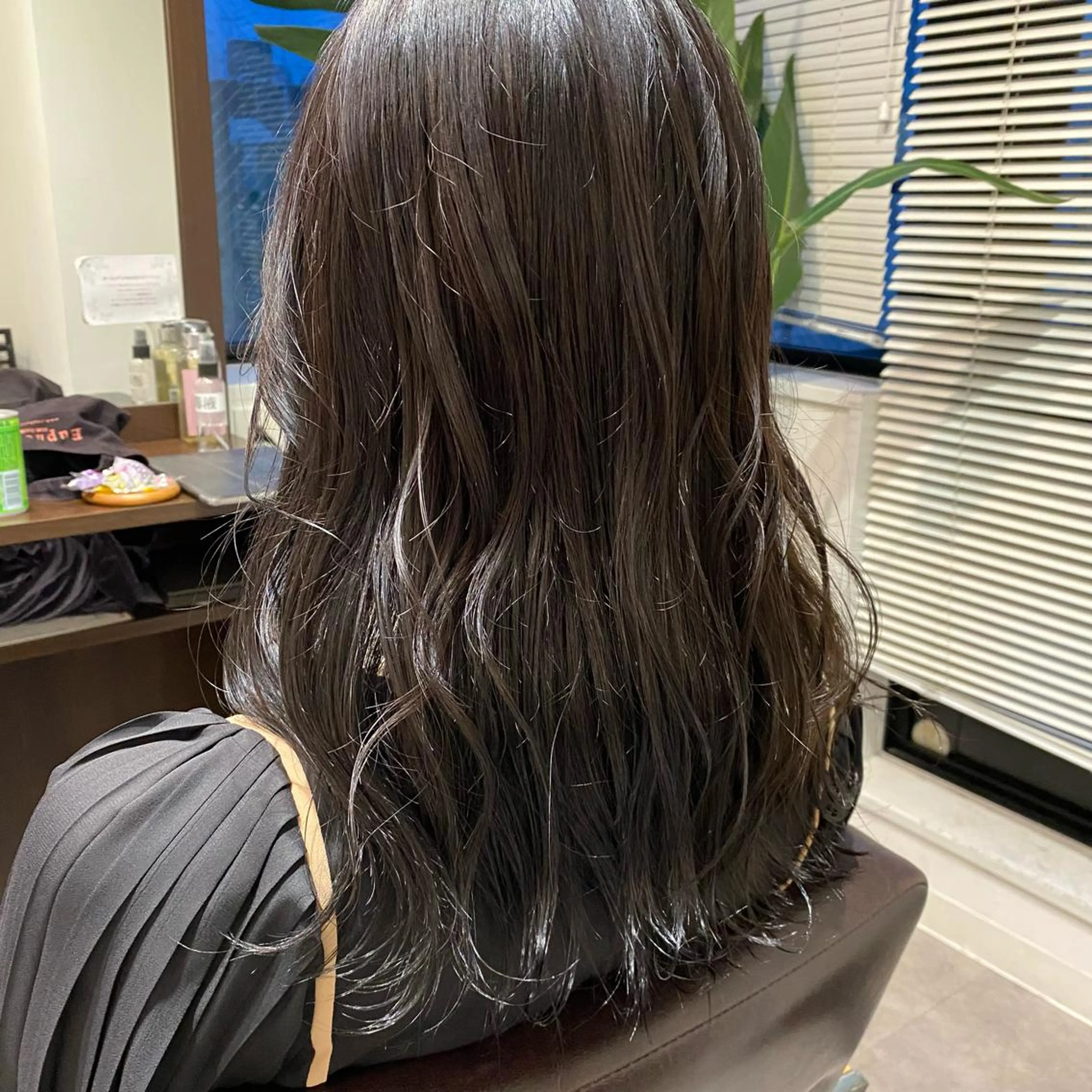 セミロング カット ヘアカラー トリートメント 髪質改善/shuki 韓国/代表取締役のヘアスタイル