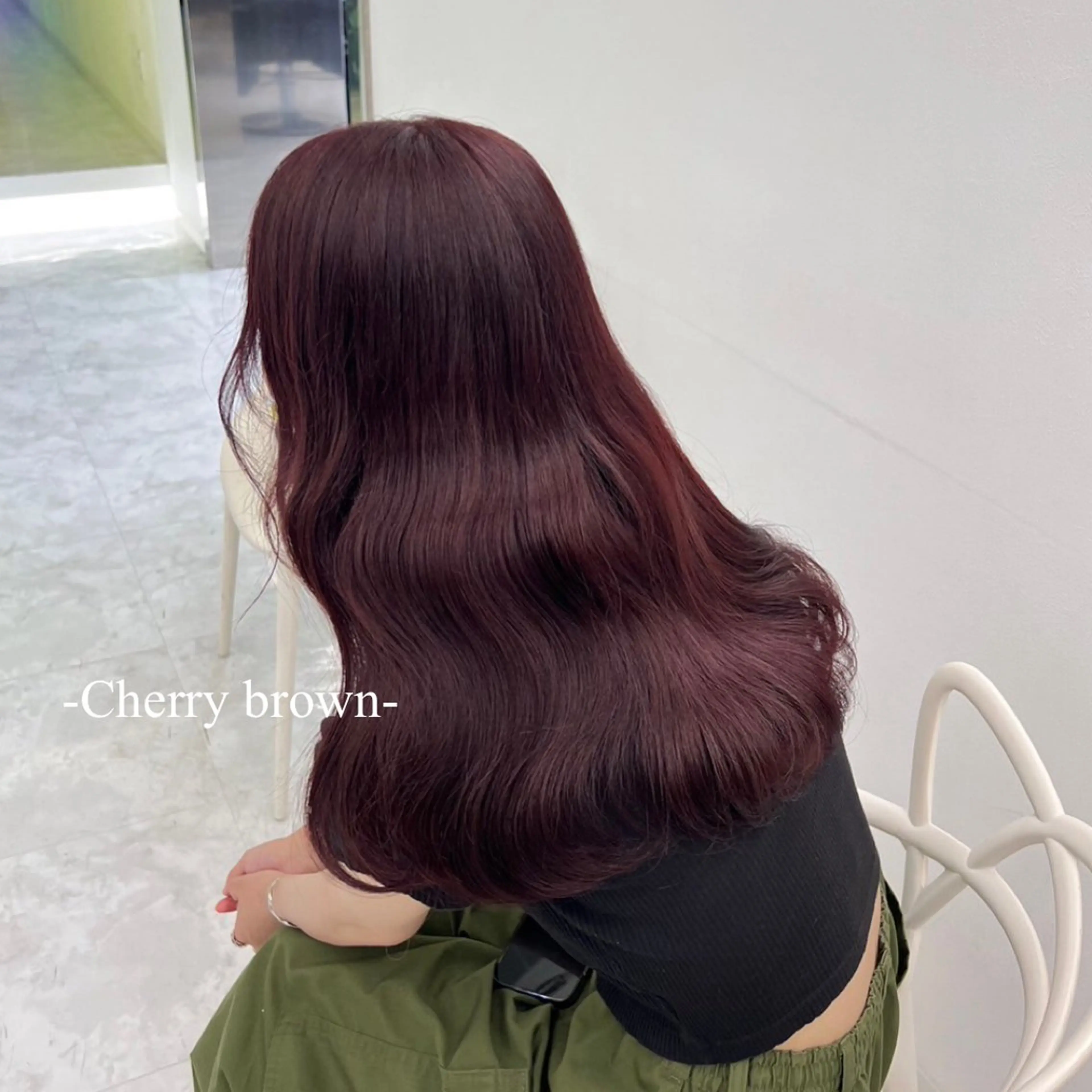 ロング カラー ヘアアレンジ ヘアカラー 色気ある大人カラー /ブリーチなしのヘアスタイル