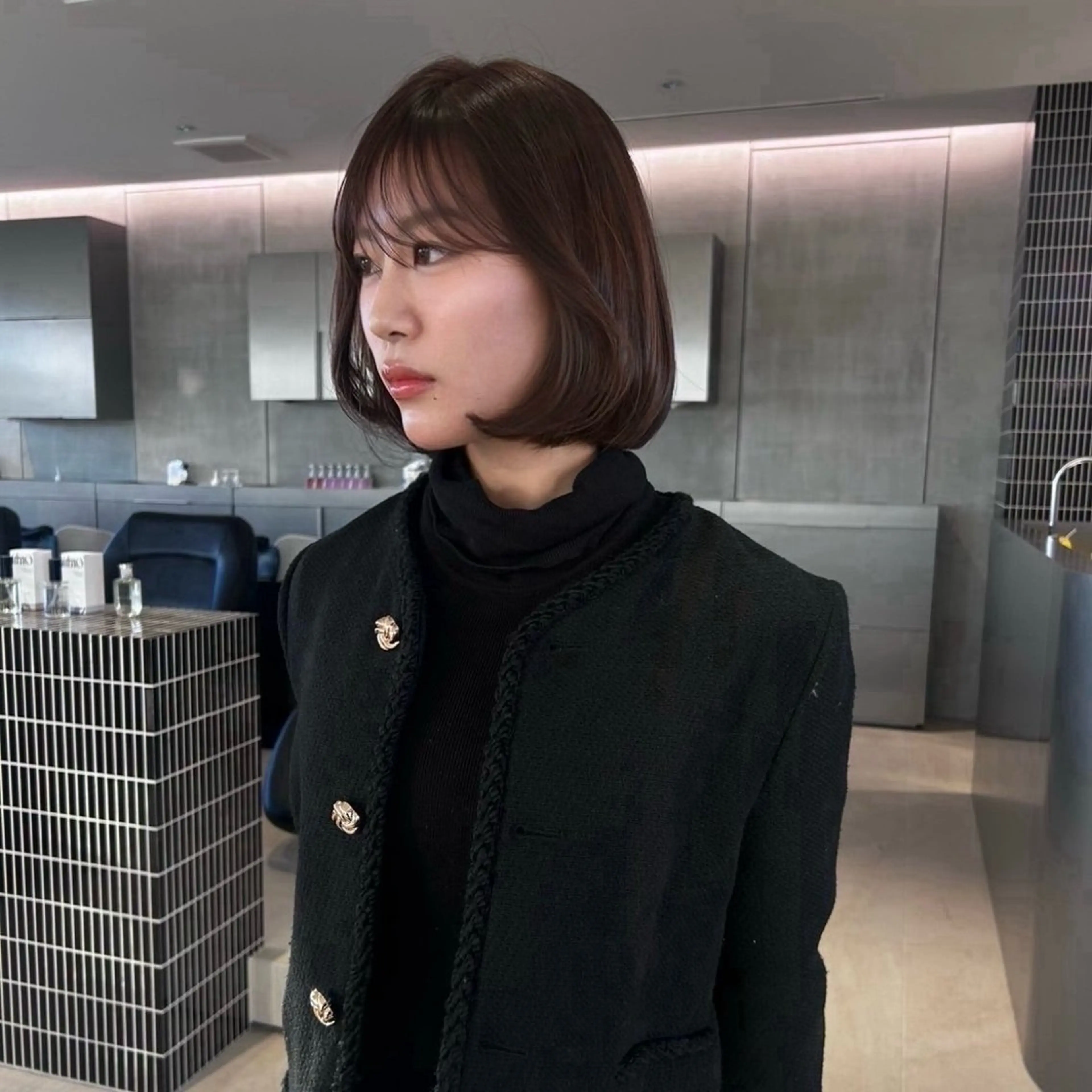 ミディアム カット ヘアカラー Wカラー/ボブ/ カット /Rinoのヘアスタイル