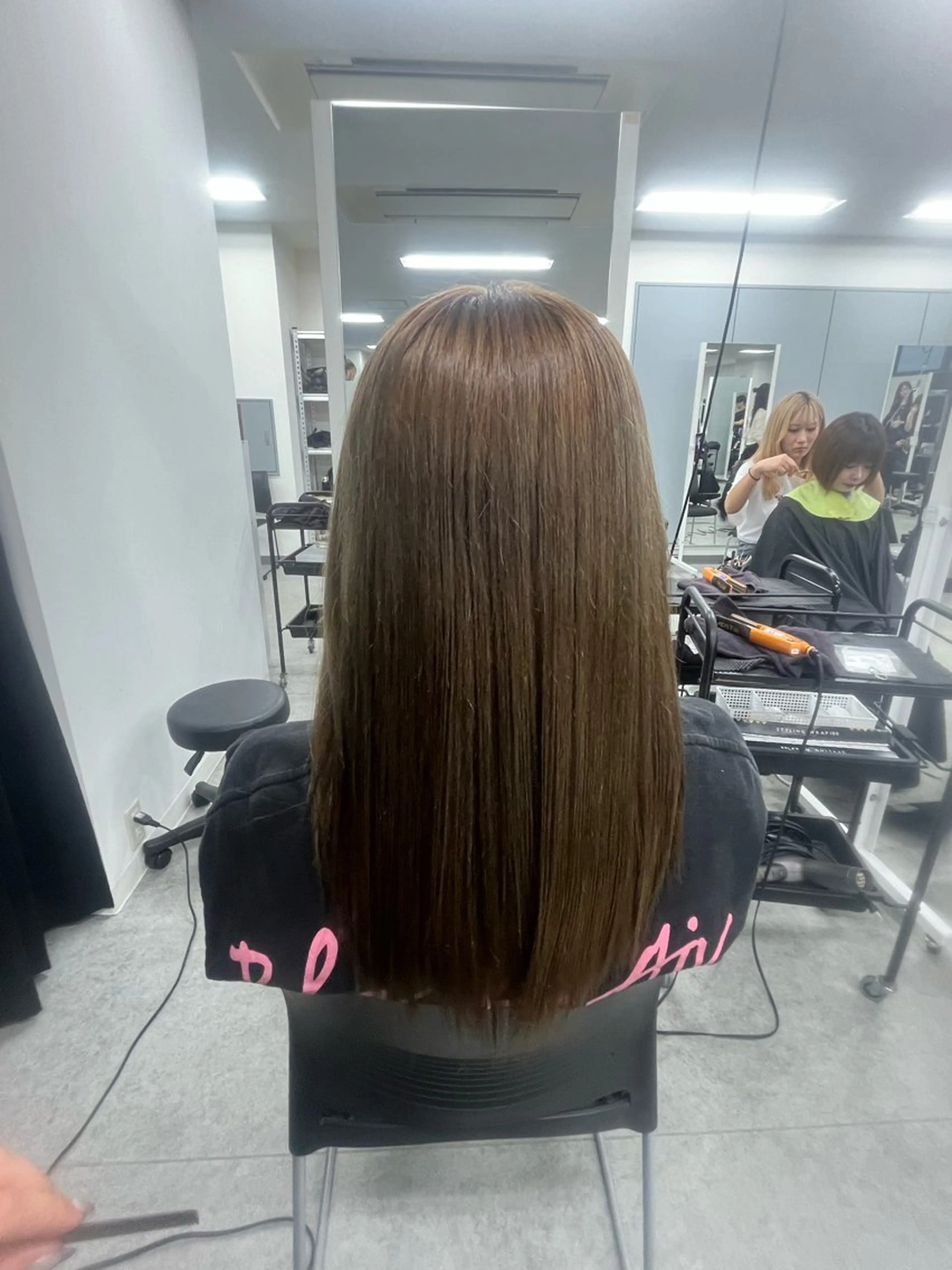 ロング ヘアカラー トリートメント 艶髪ハイトーンカラー 渋谷🎀ririkaのヘアスタイル