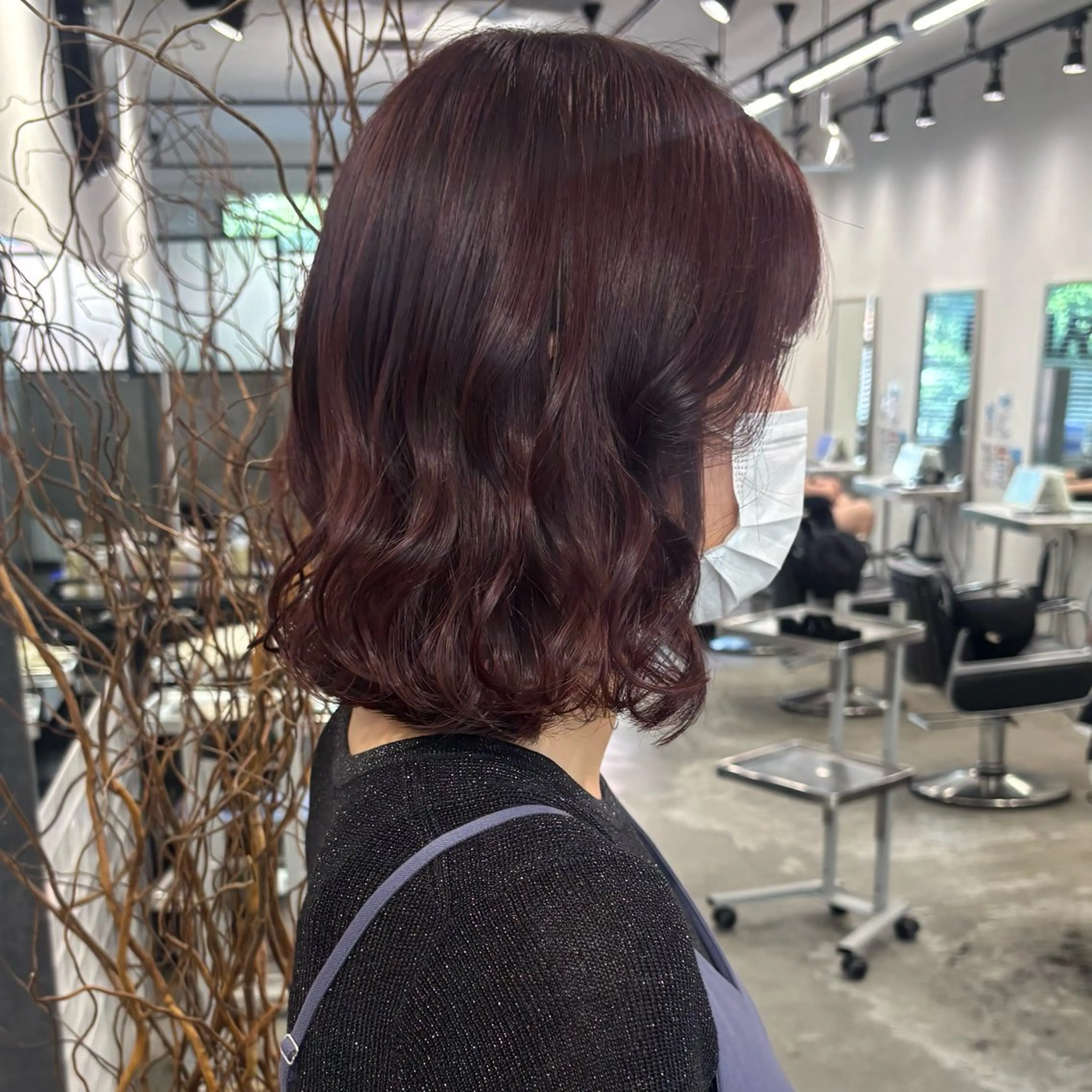 ミディアム カラー カット ヘアカラー トリートメント 髪質改善ストレート /暖色カラー🎀🪞のヘアスタイル