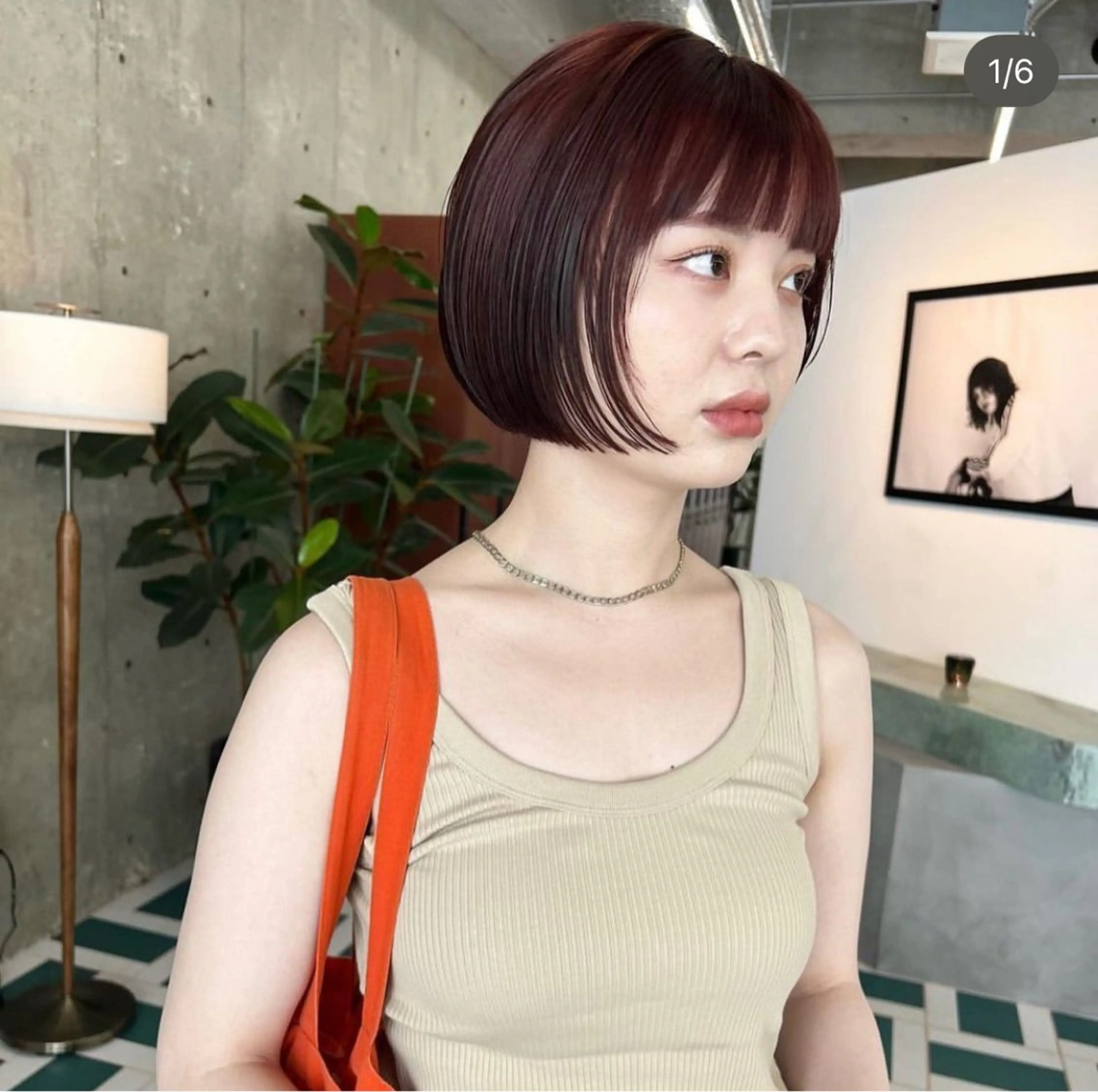 ショート カラー 伊藤 優里のヘアスタイル