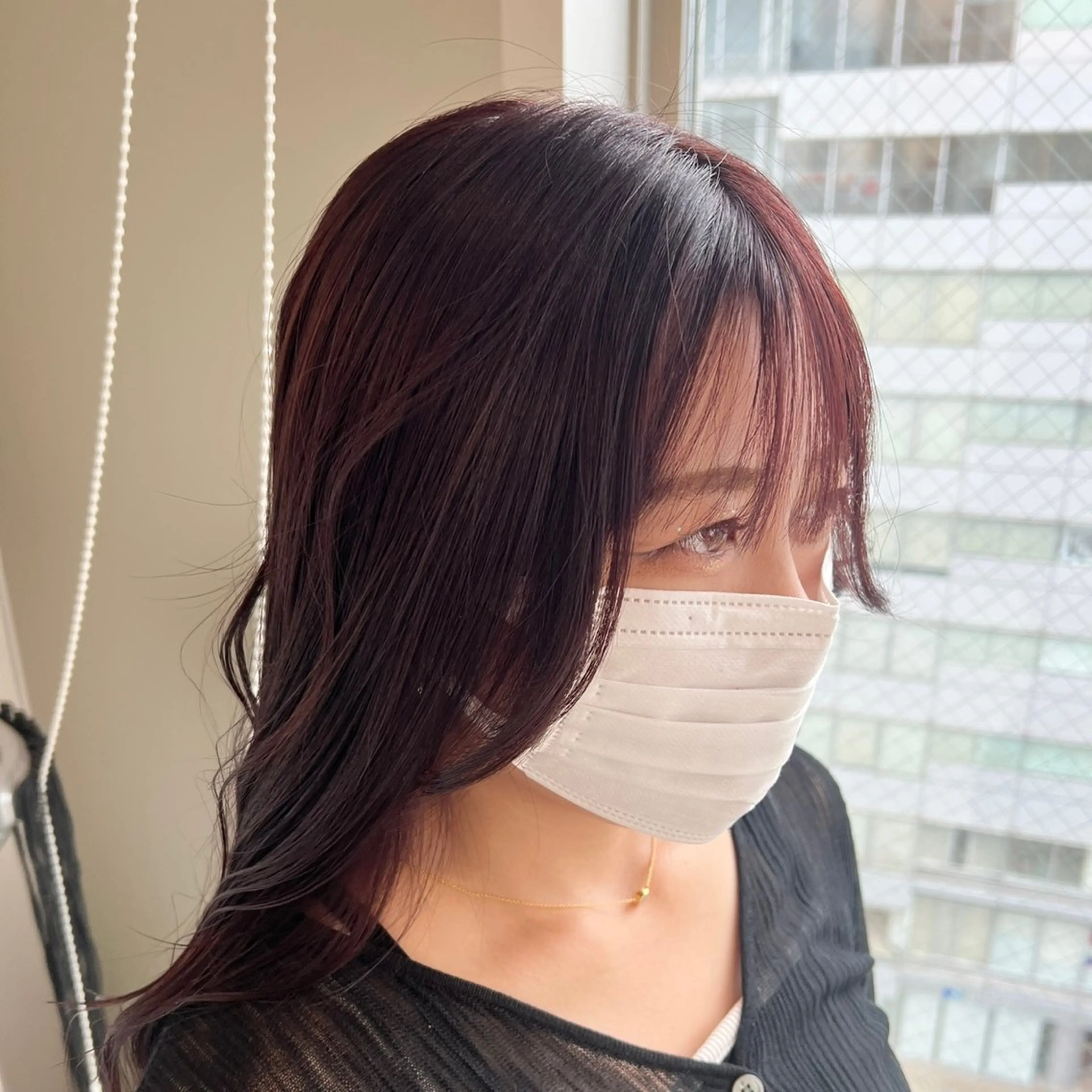 ロング カラー カット ヘアカラー トリートメント 艶ハイトーン‪‪🔆 ️️️安座間 希のヘアスタイル