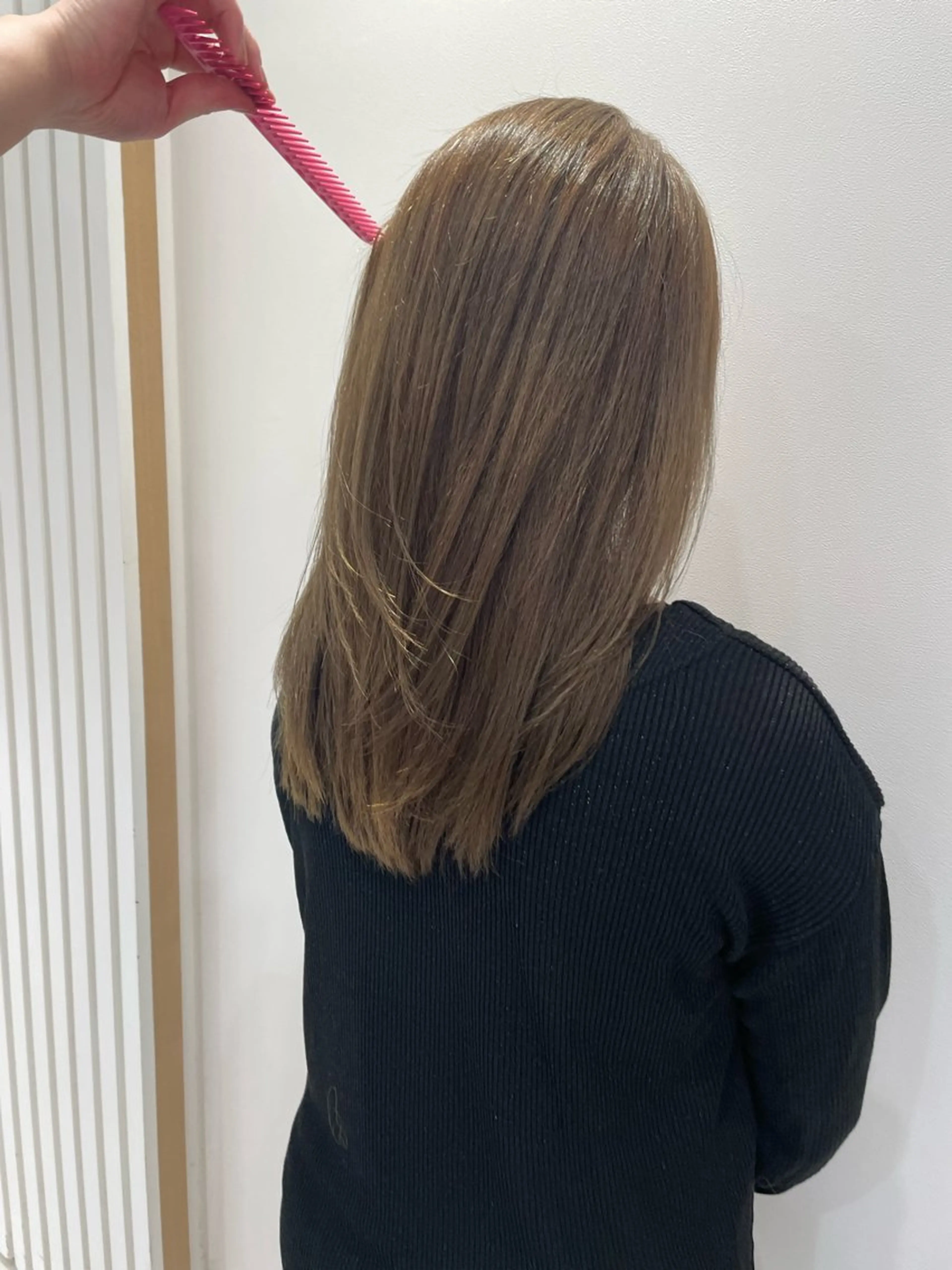 ブリーチなしダブルカラーの写真