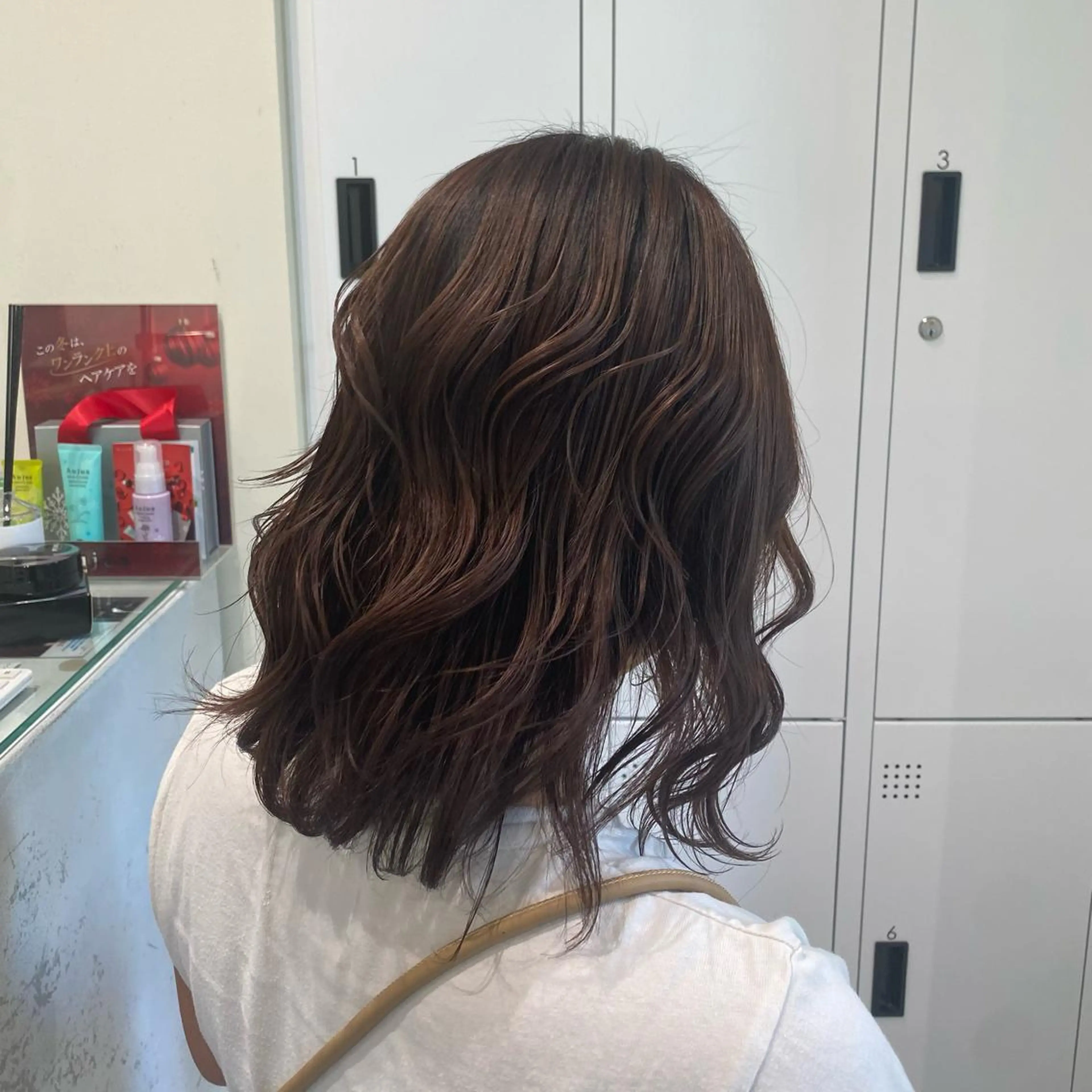 カラー ブラウンカラー ラベンダーカラー 暖色カラー /ヘアアレンジ/花鈴のヘアスタイル