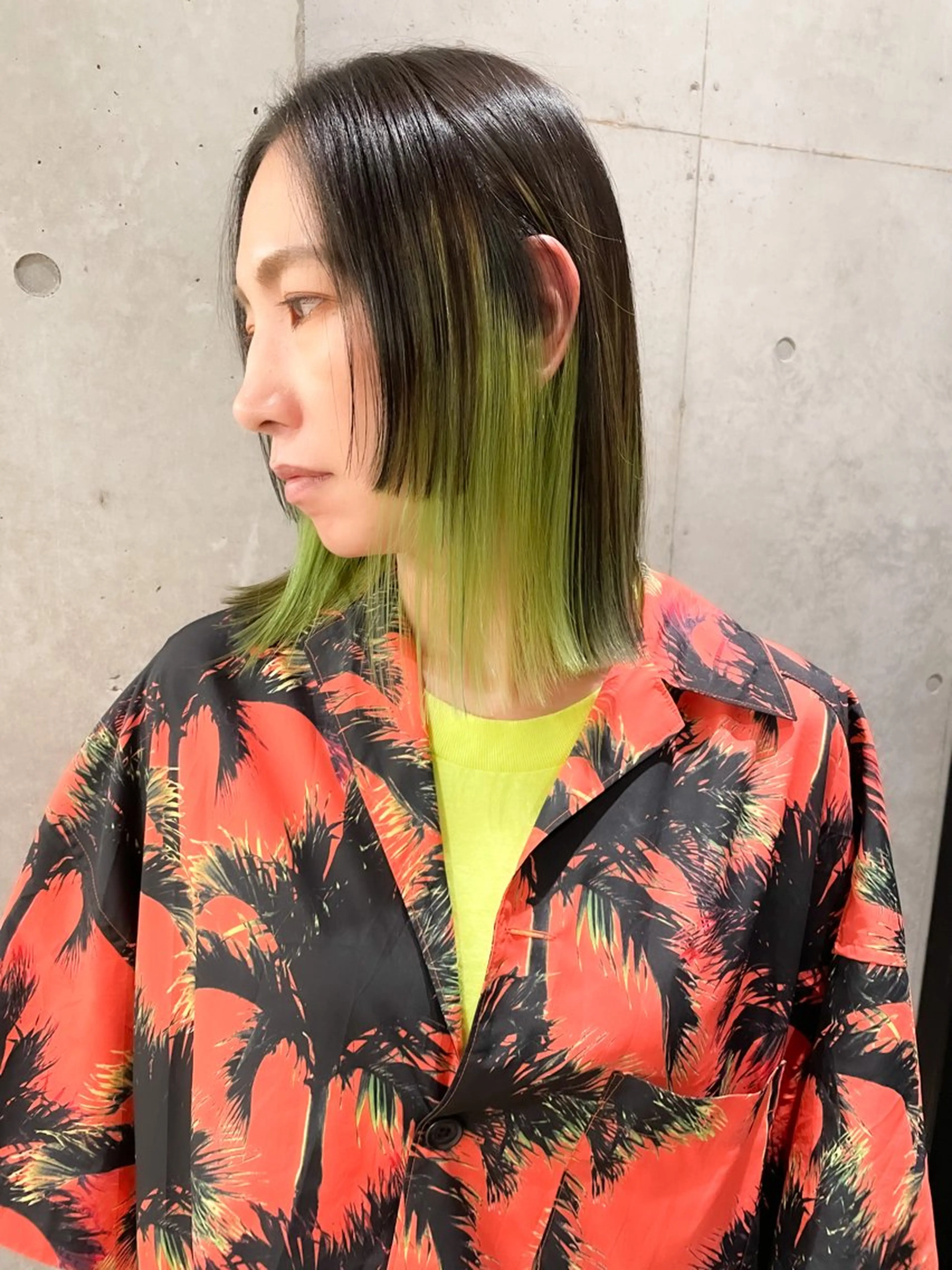 ショート カラー ヘアアレンジ ミニボブ/ブリーチ 🌈MISATOのヘアスタイル