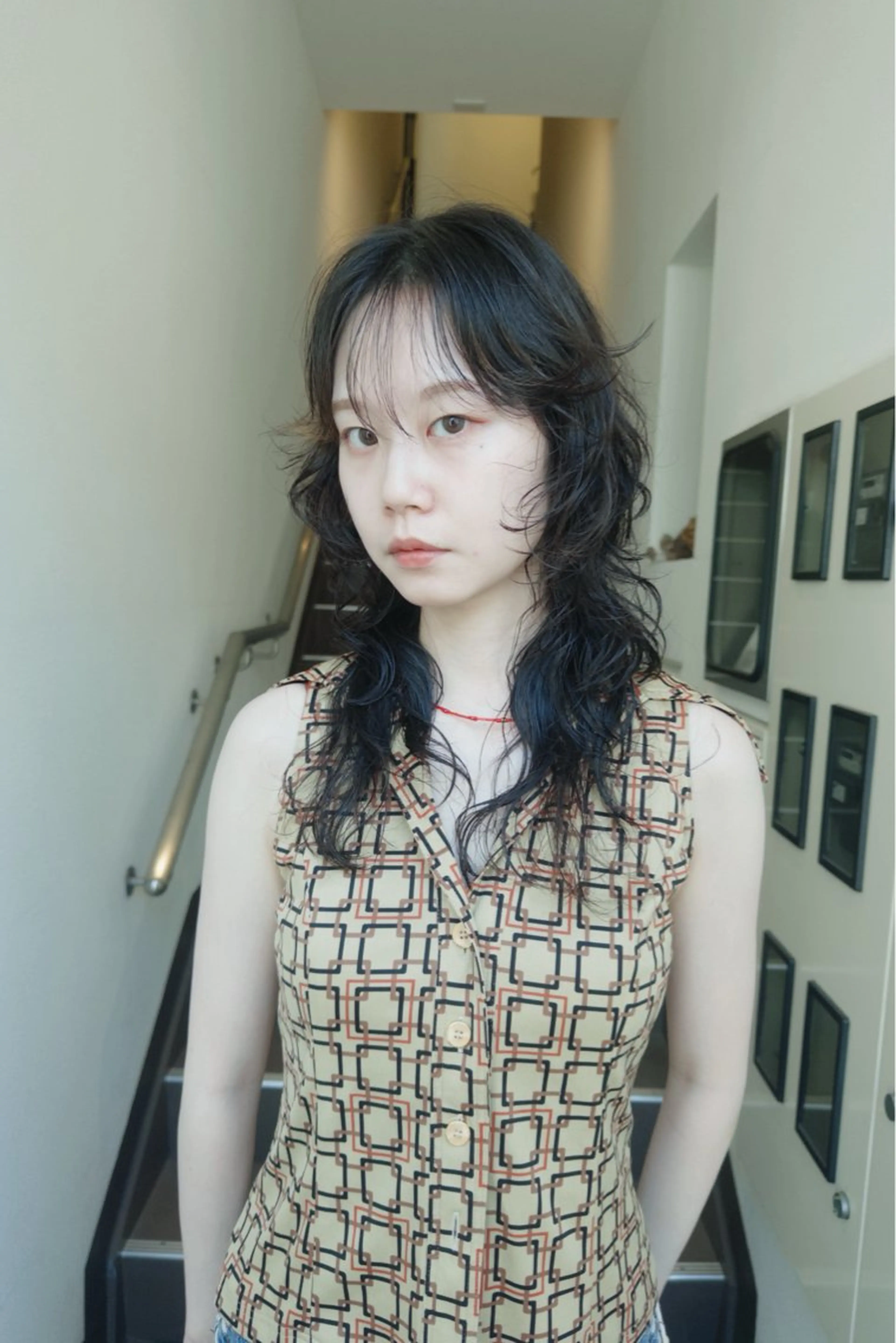 ロング パーマ 似合わせカット カット パーマ パーマ 大須美容師 ぱるのヘアスタイル