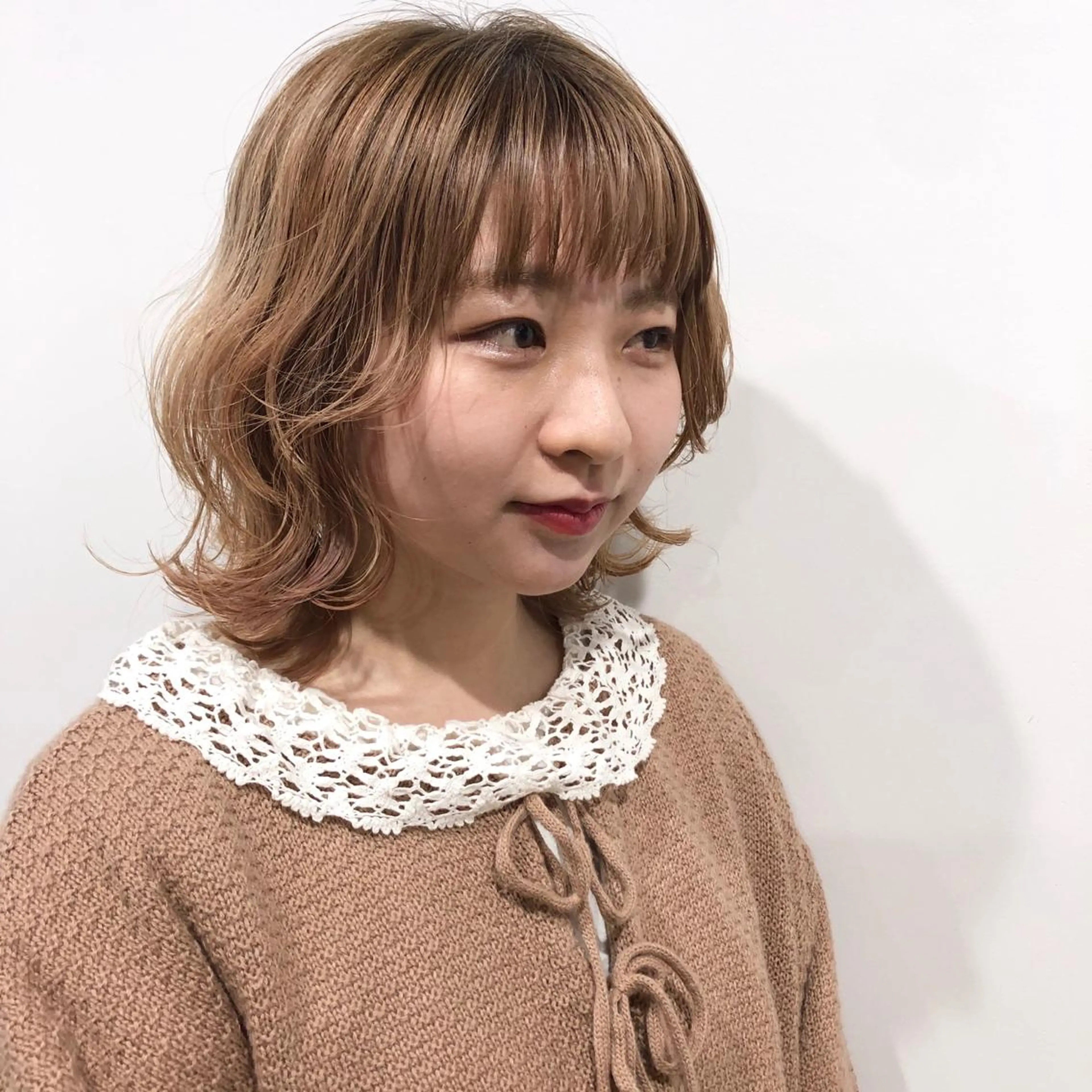 ミディアム カラー 🌷レイヤーカット/ フルキシオリ🌷のヘアスタイル