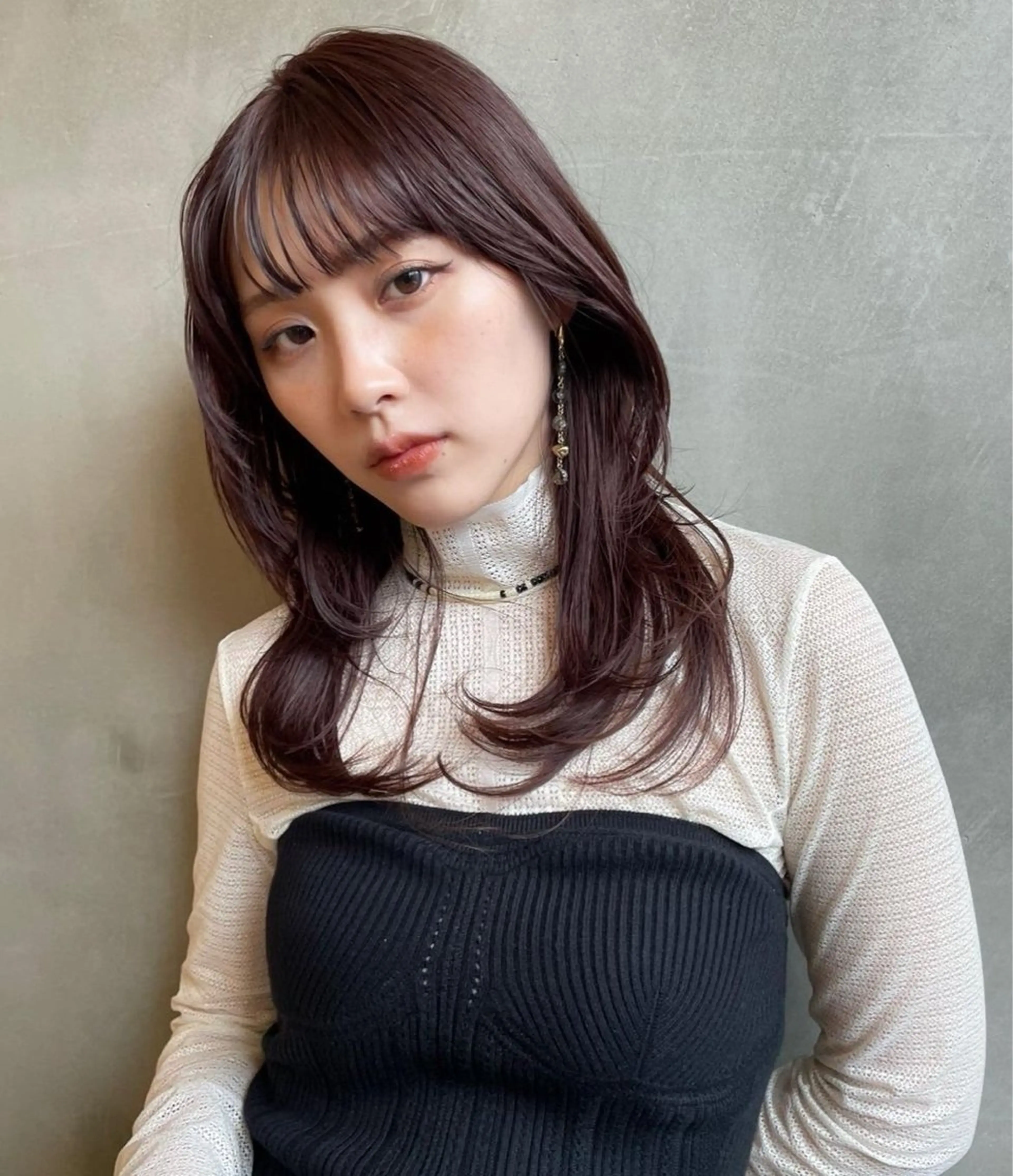 ミディアム カラー レイヤーカット 原宿/ケパーマ 🧺ユウマのヘアスタイル